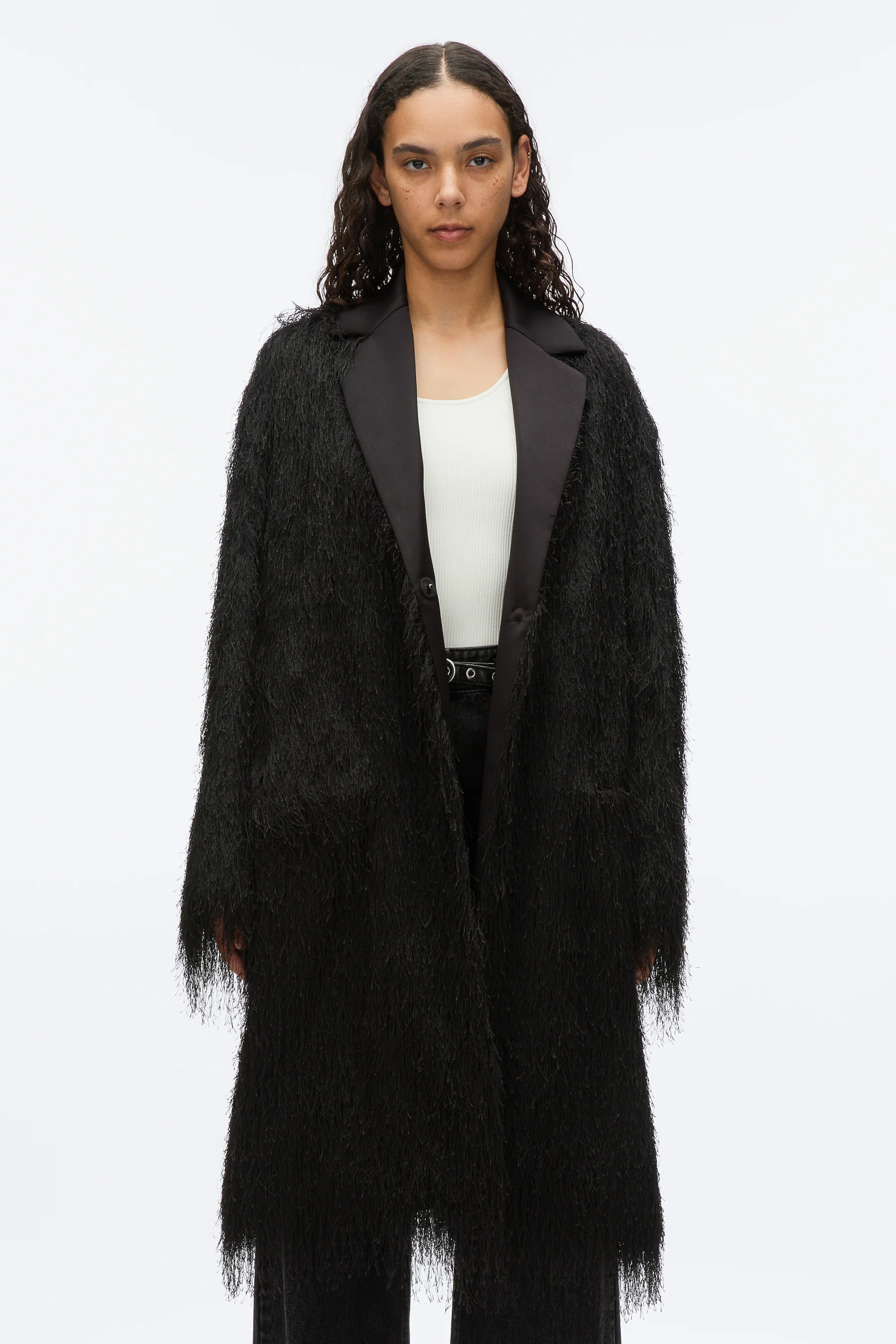 Fringe Tuxedo Coat - Image 3
