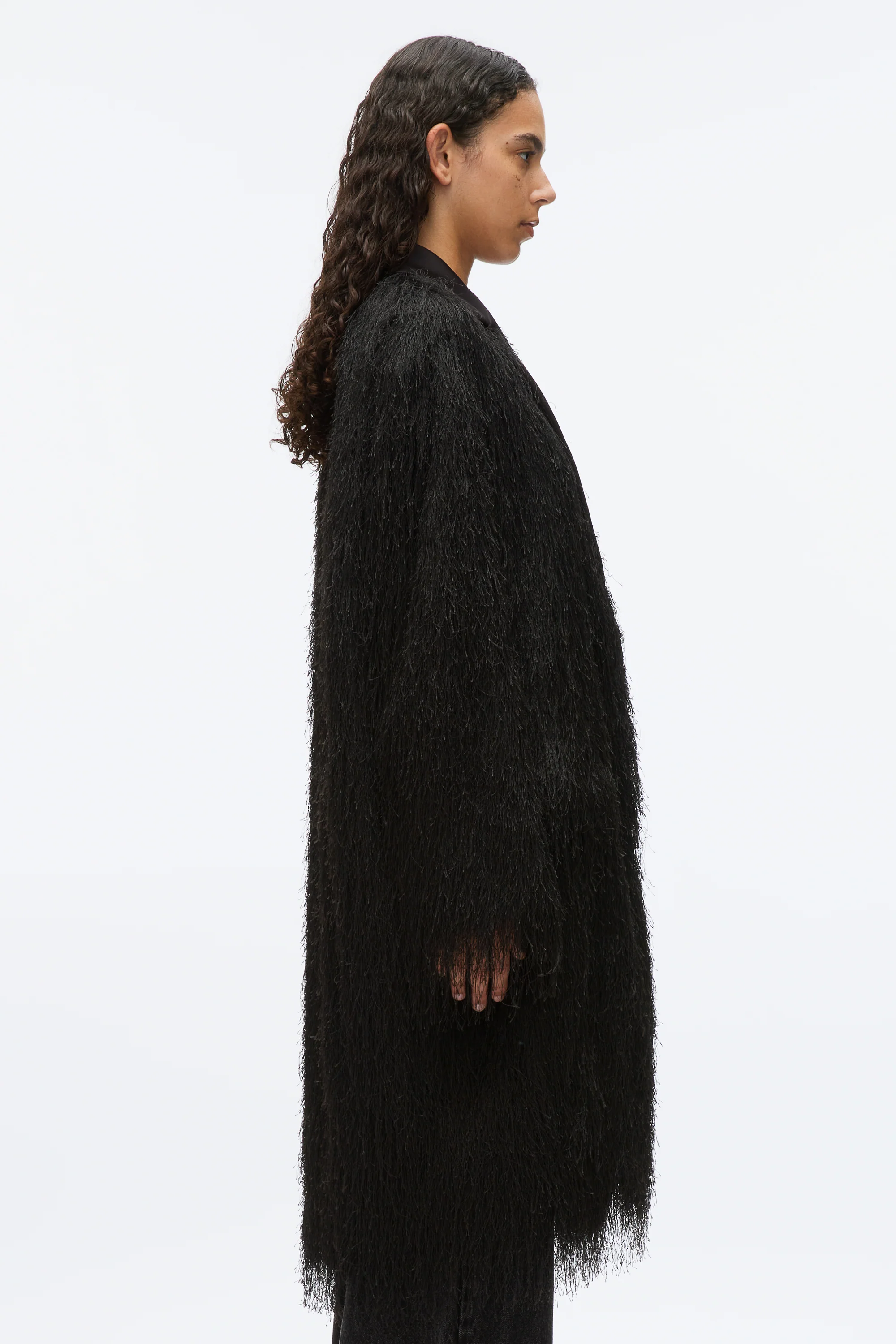 Fringe Tuxedo Coat - Image 4