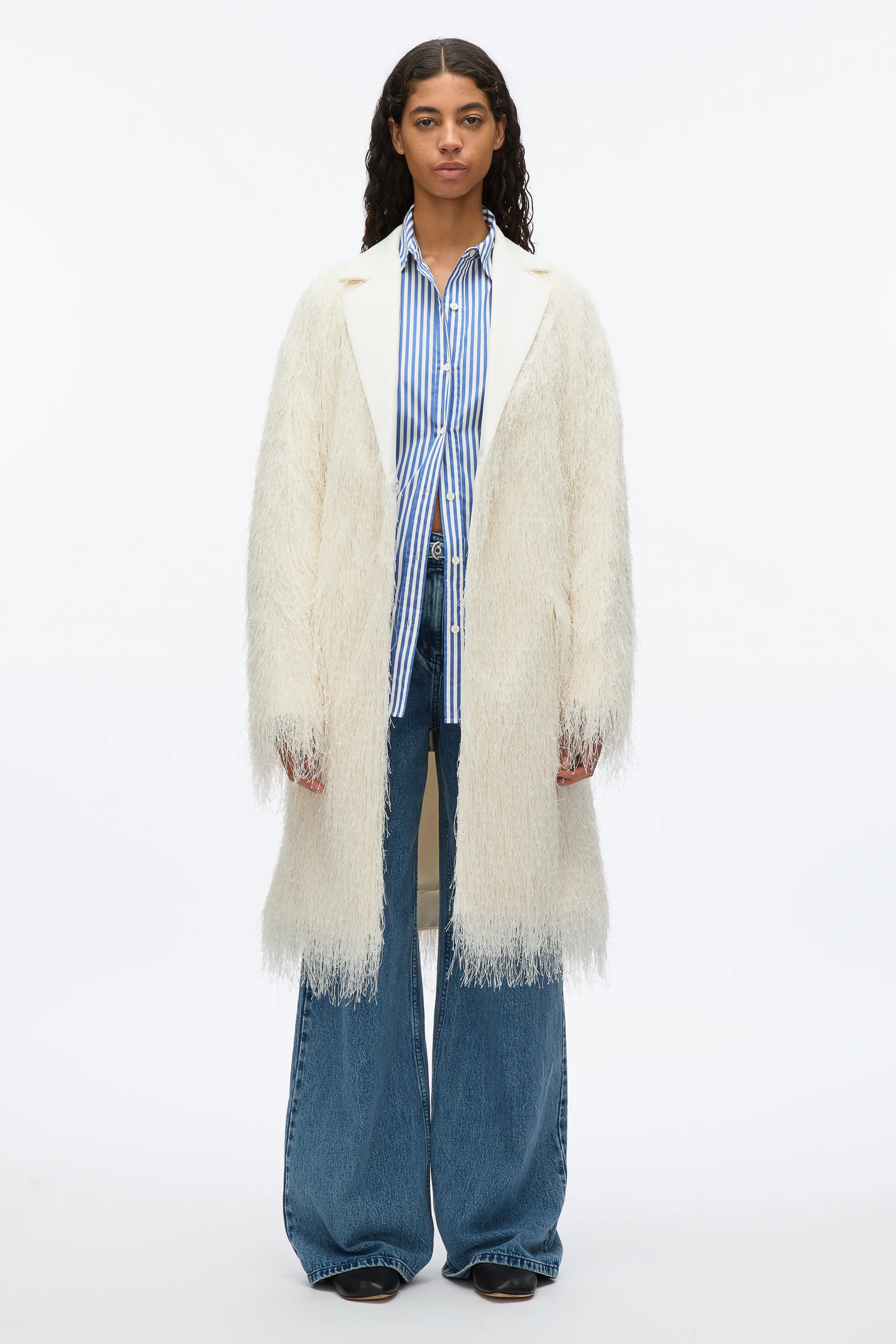 Fringe Tuxedo Coat - Image 8