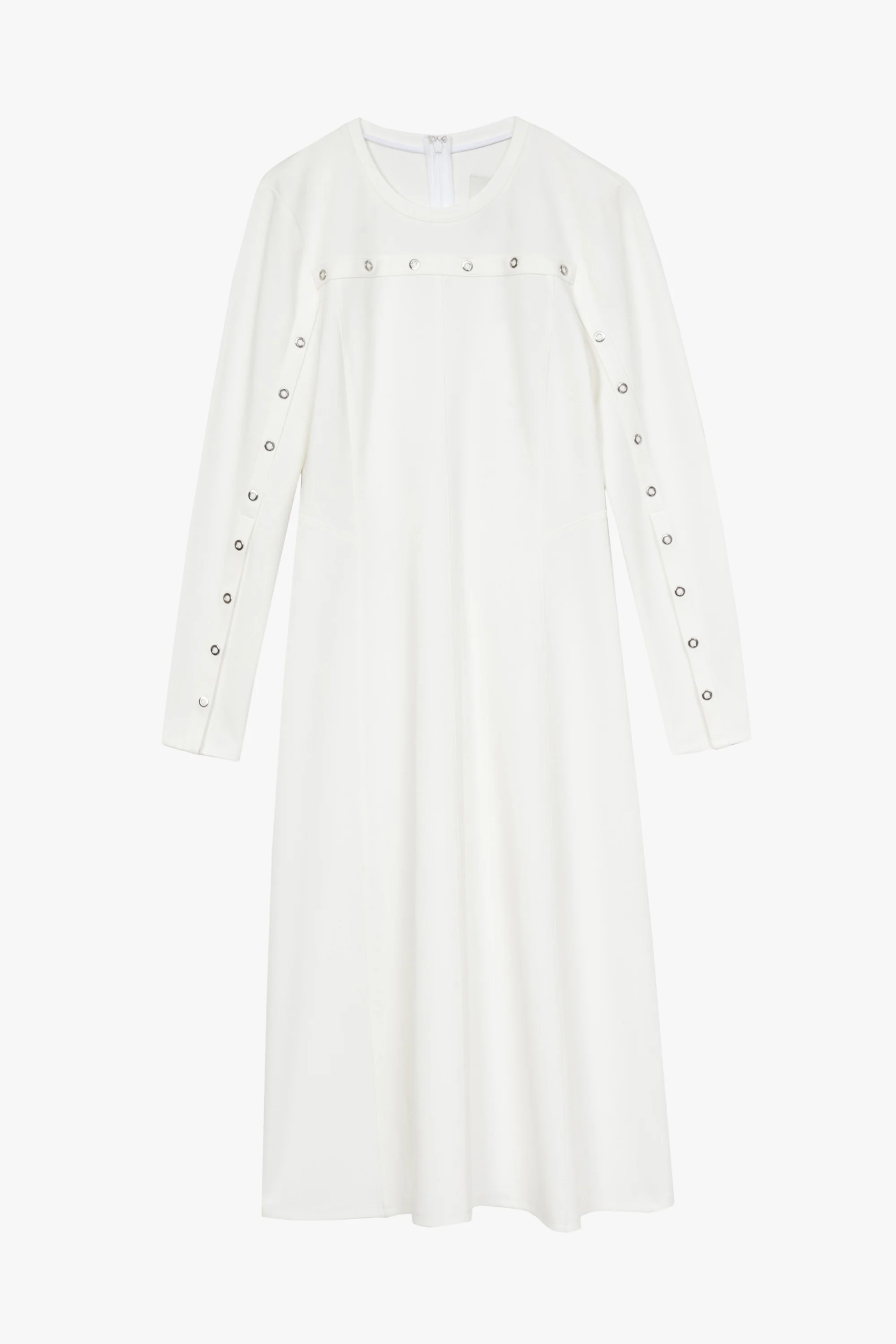 Gathered Dress With Ring Snaps - Image 2