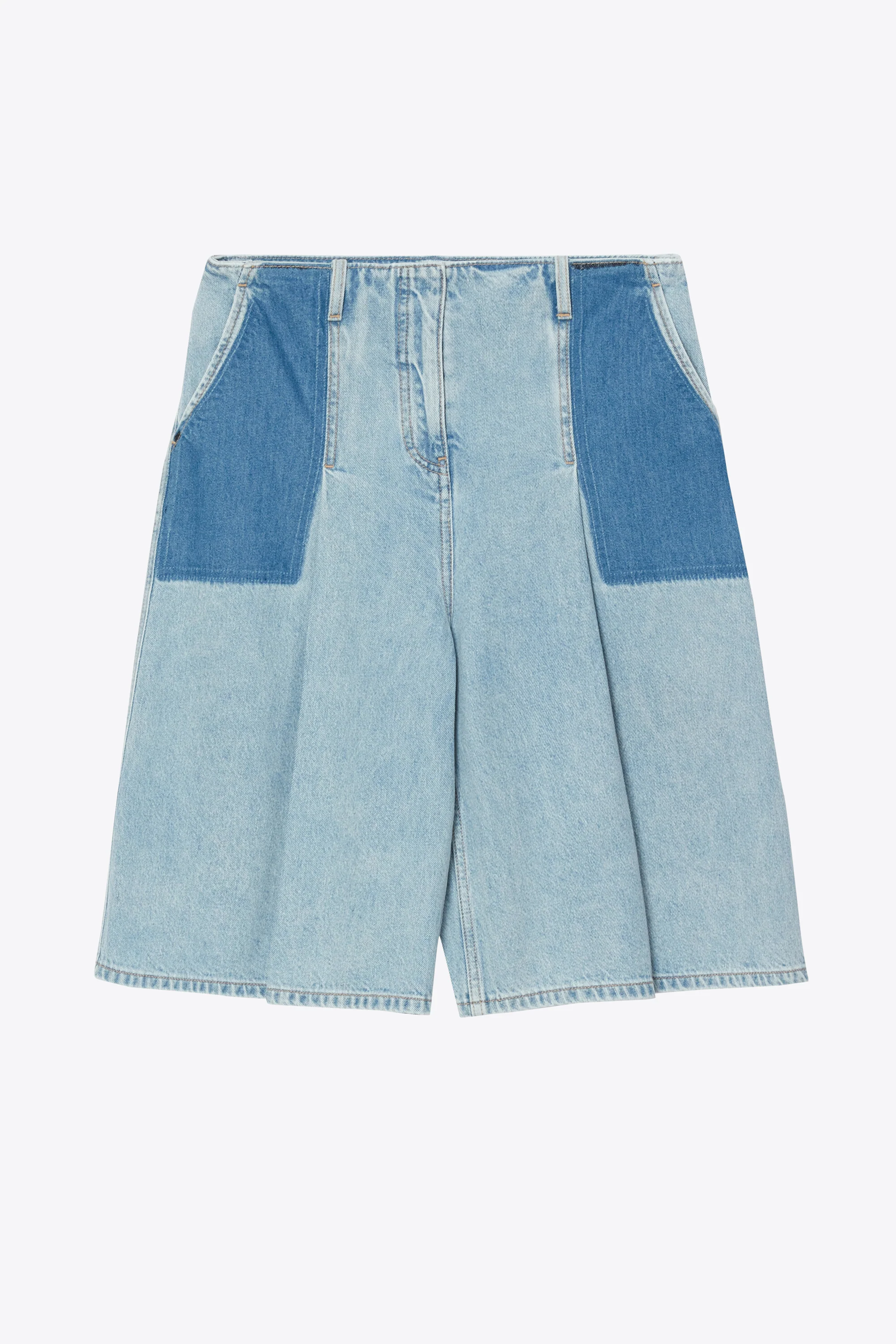 Ghost Patch Lightweight Denim Bermuda Shorts - Image 14