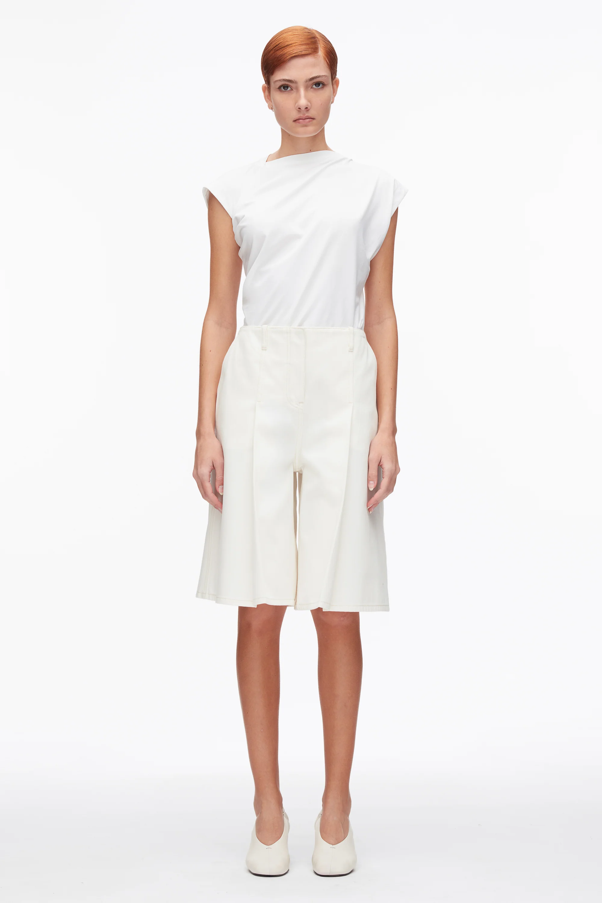 Ghost Patch Lightweight Denim Bermuda Shorts - Image 2