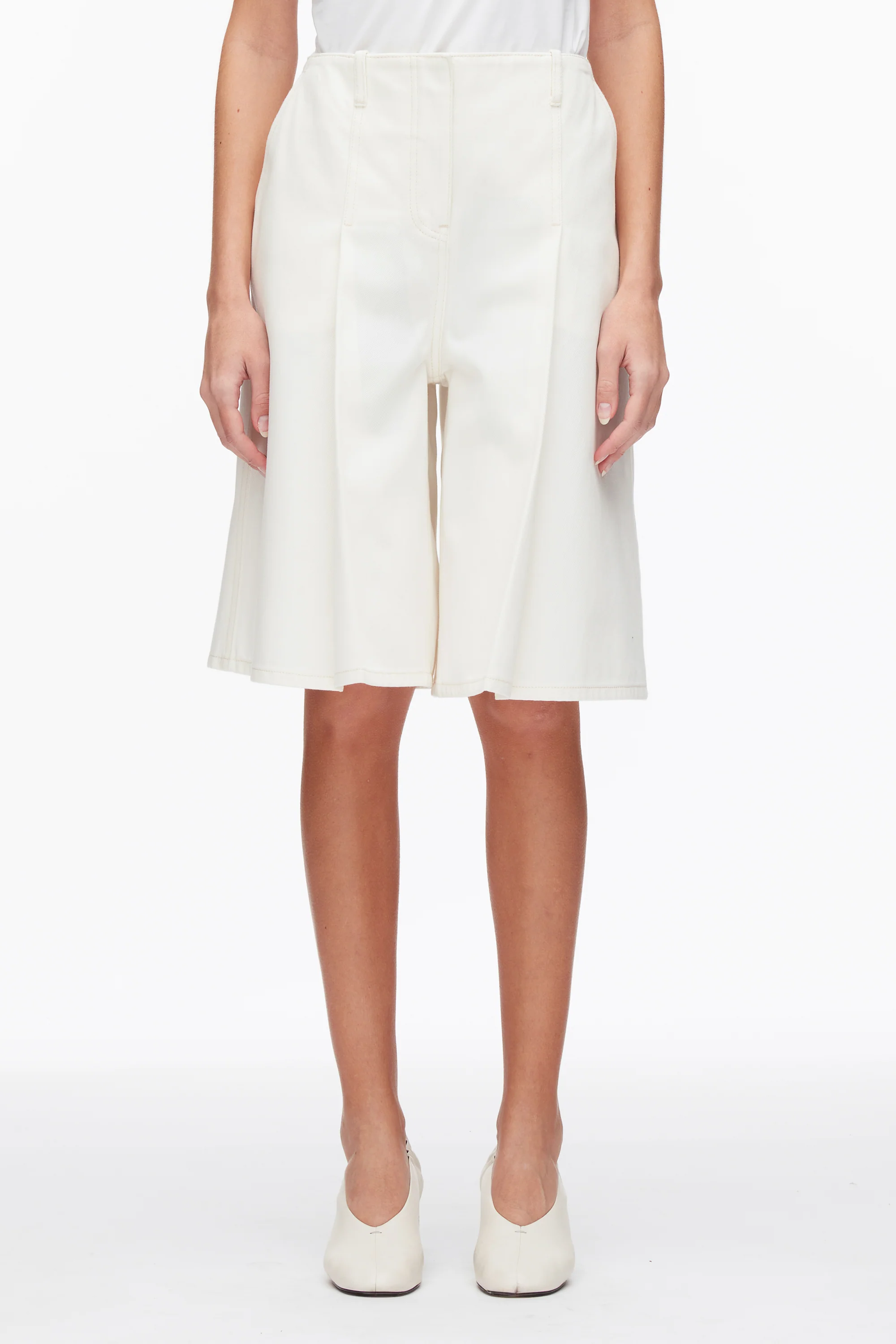 Ghost Patch Lightweight Denim Bermuda Shorts - Image 3