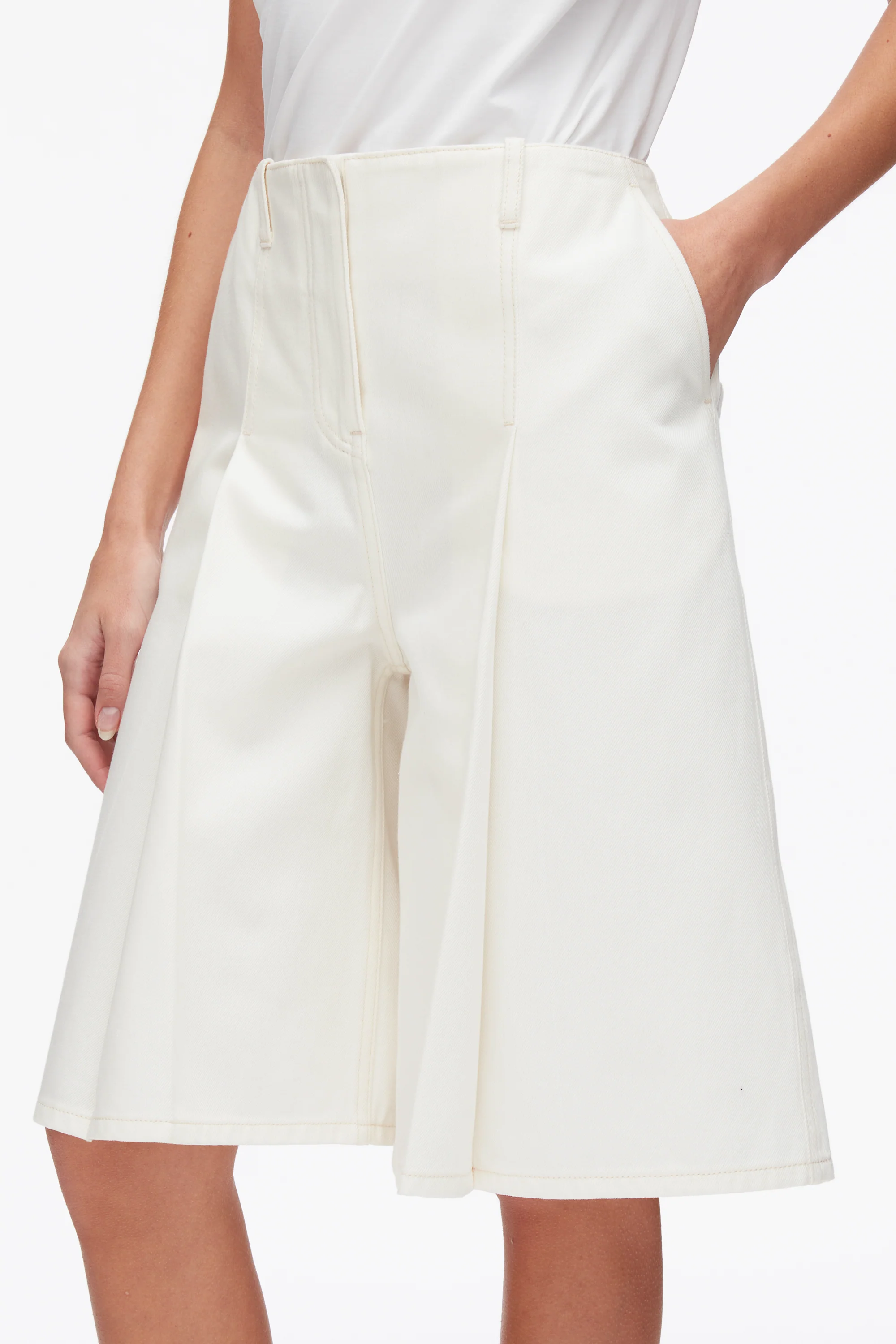 Ghost Patch Lightweight Denim Bermuda Shorts - Image 6