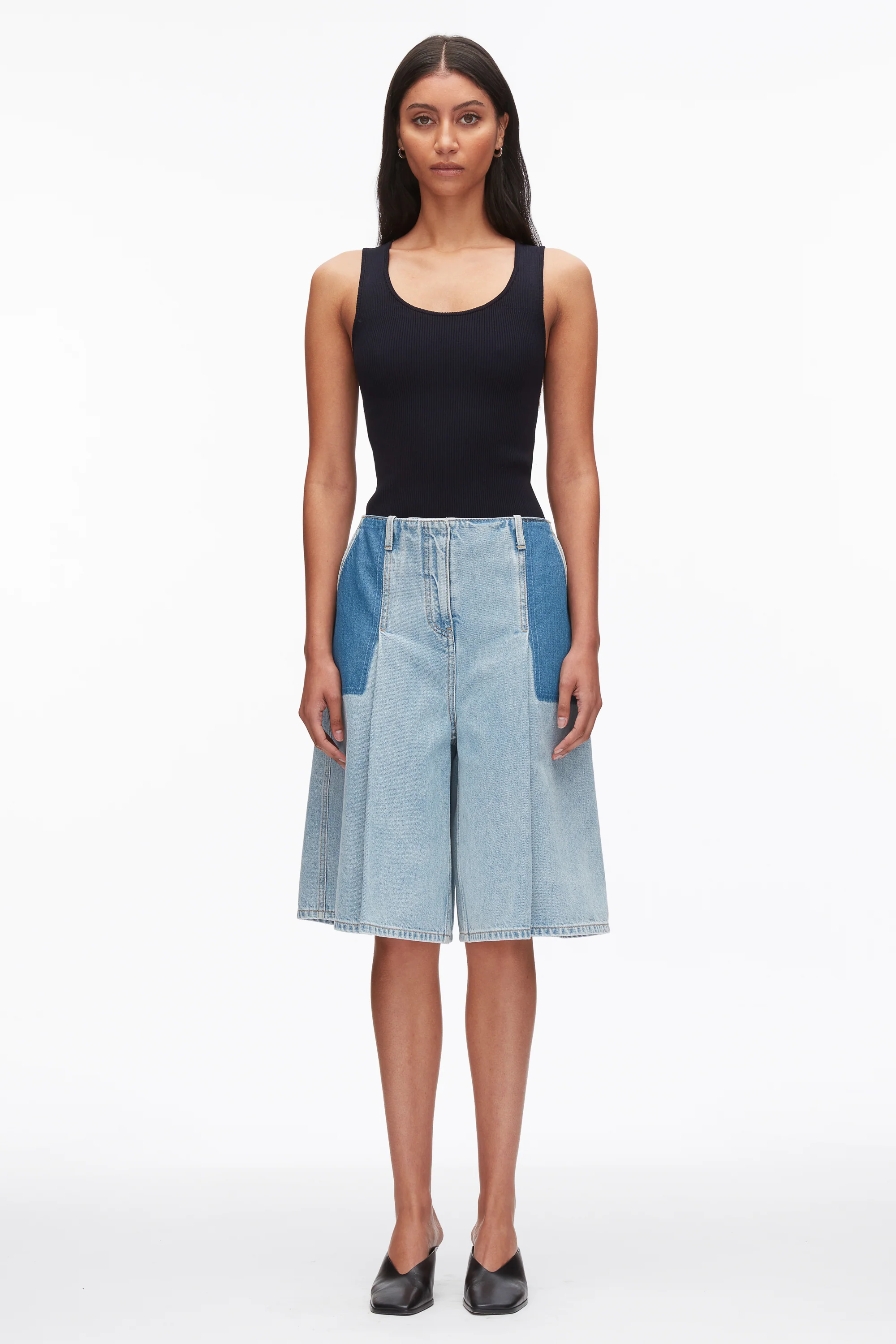 Ghost Patch Lightweight Denim Bermuda Shorts - Image 9