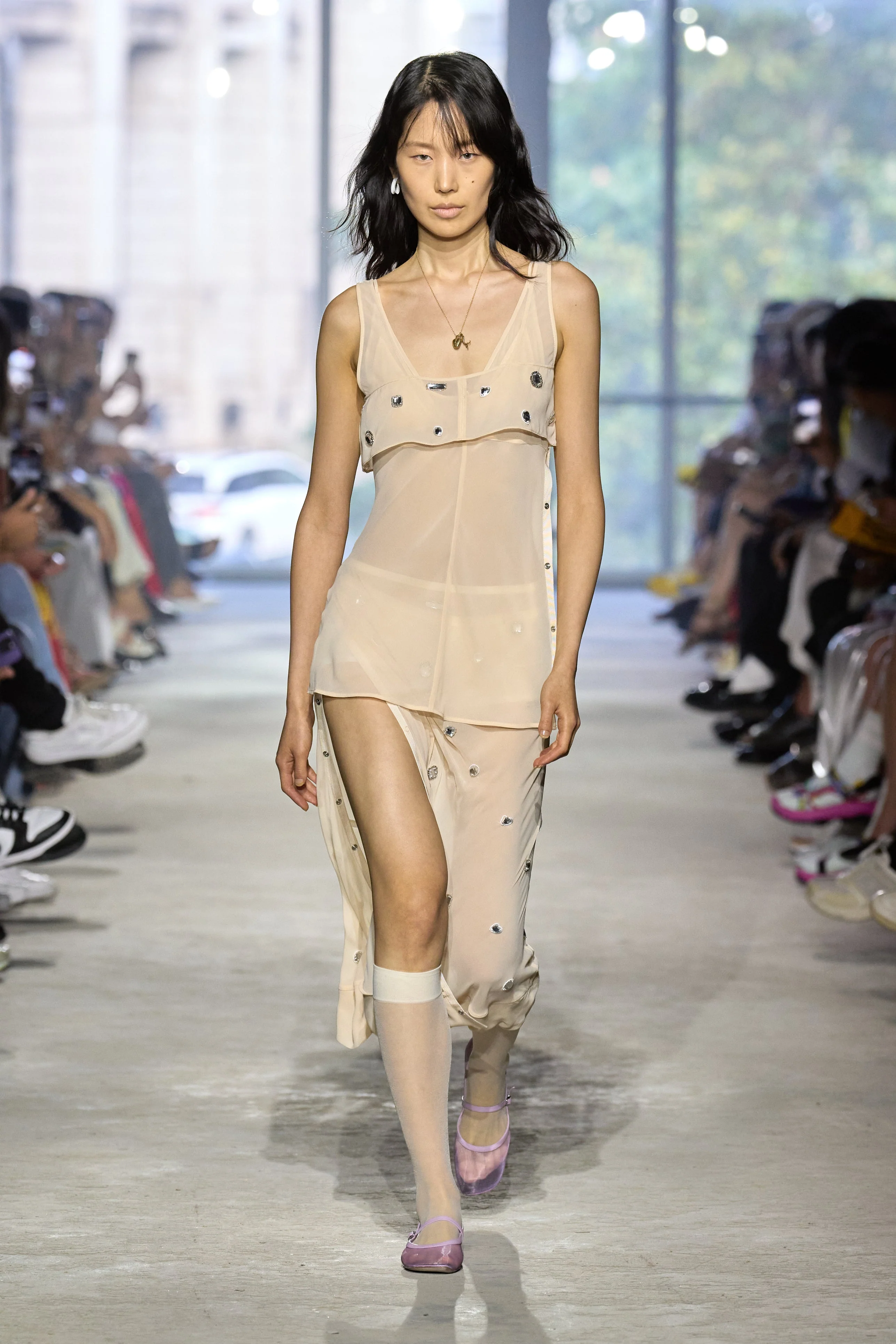 Halo Embroidered Chiffon Cami - Image 3