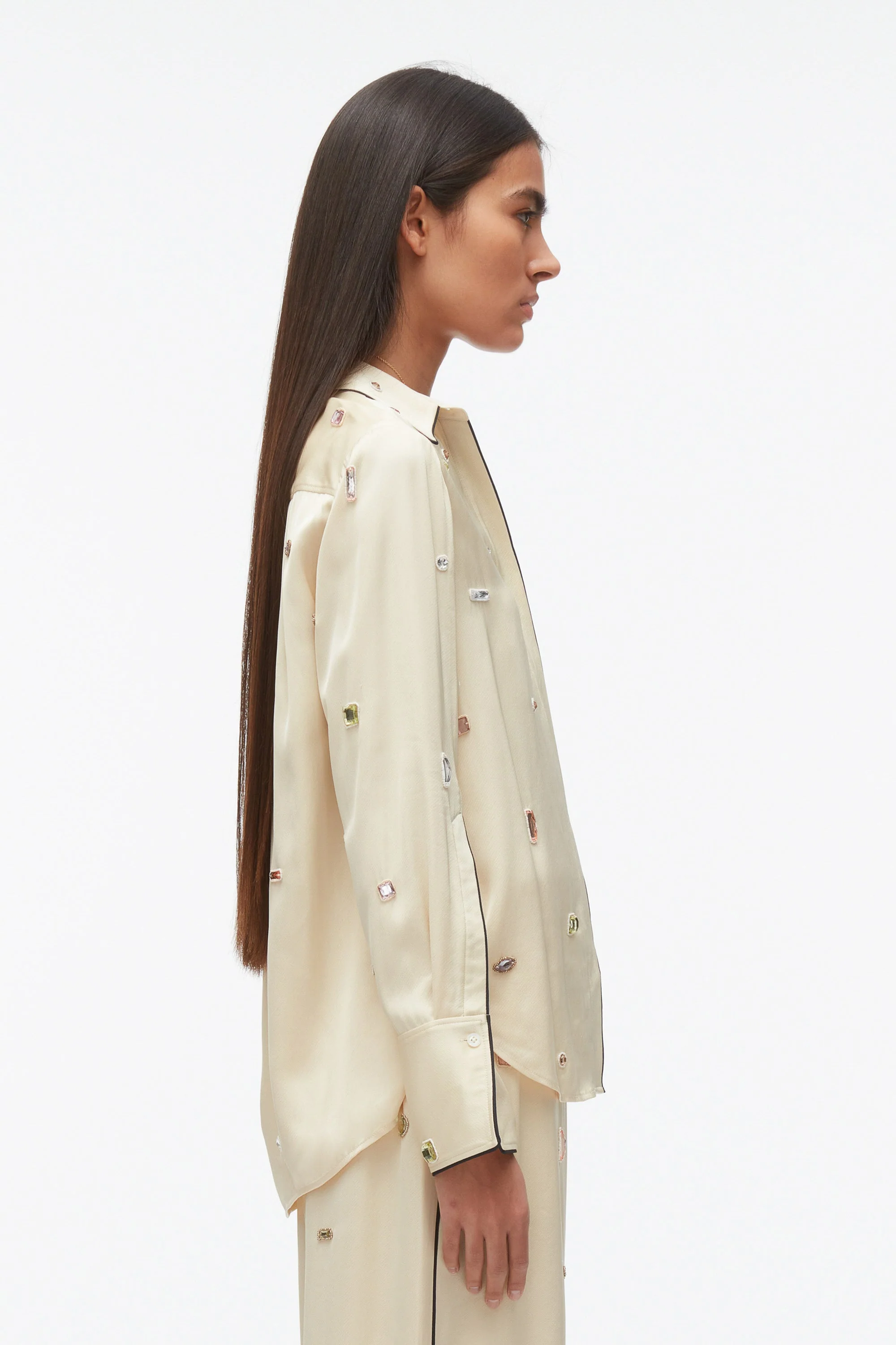 Halo Embroidered PJ Shirt - Image 7