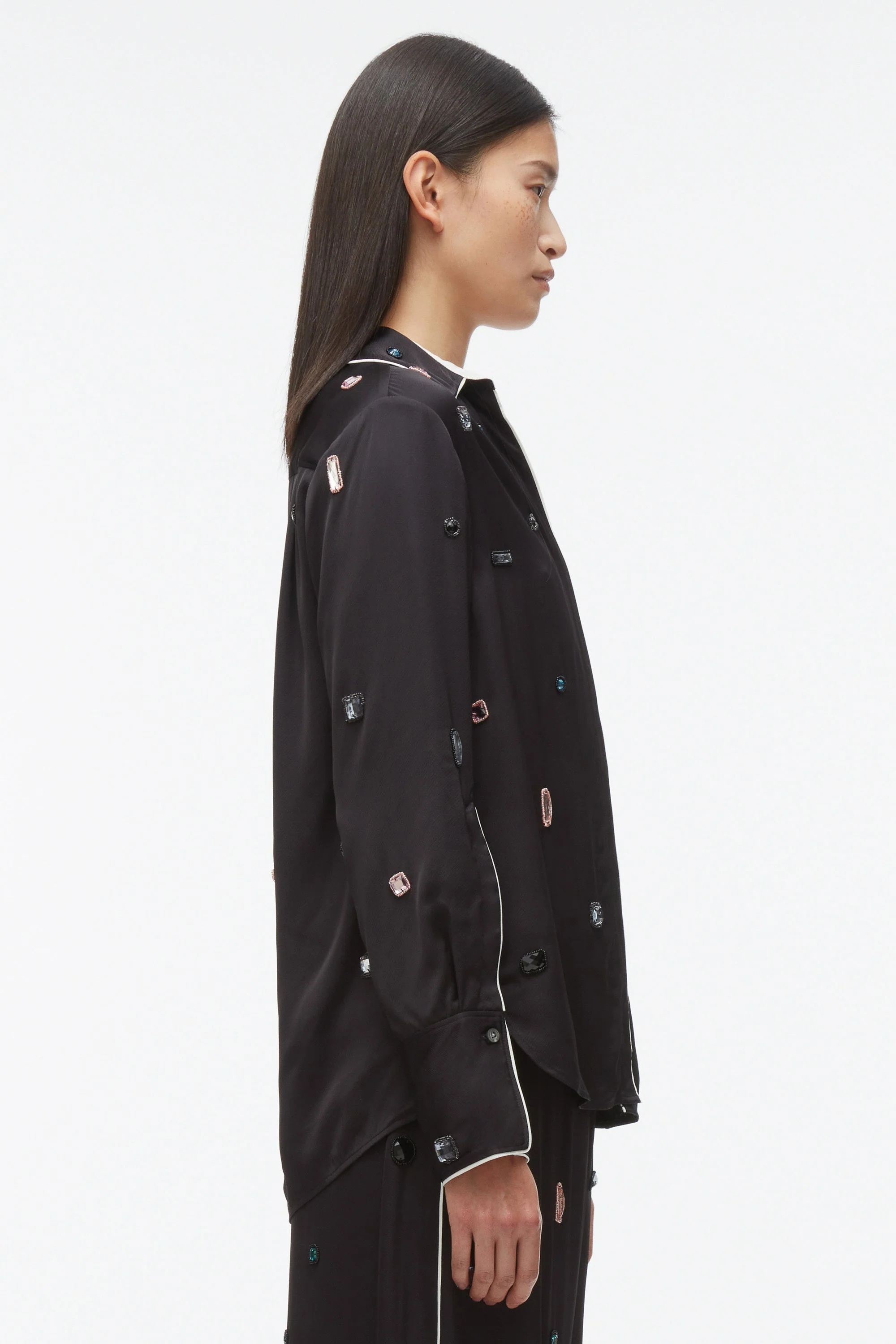 Halo Embroidered PJ Shirt - Image 3