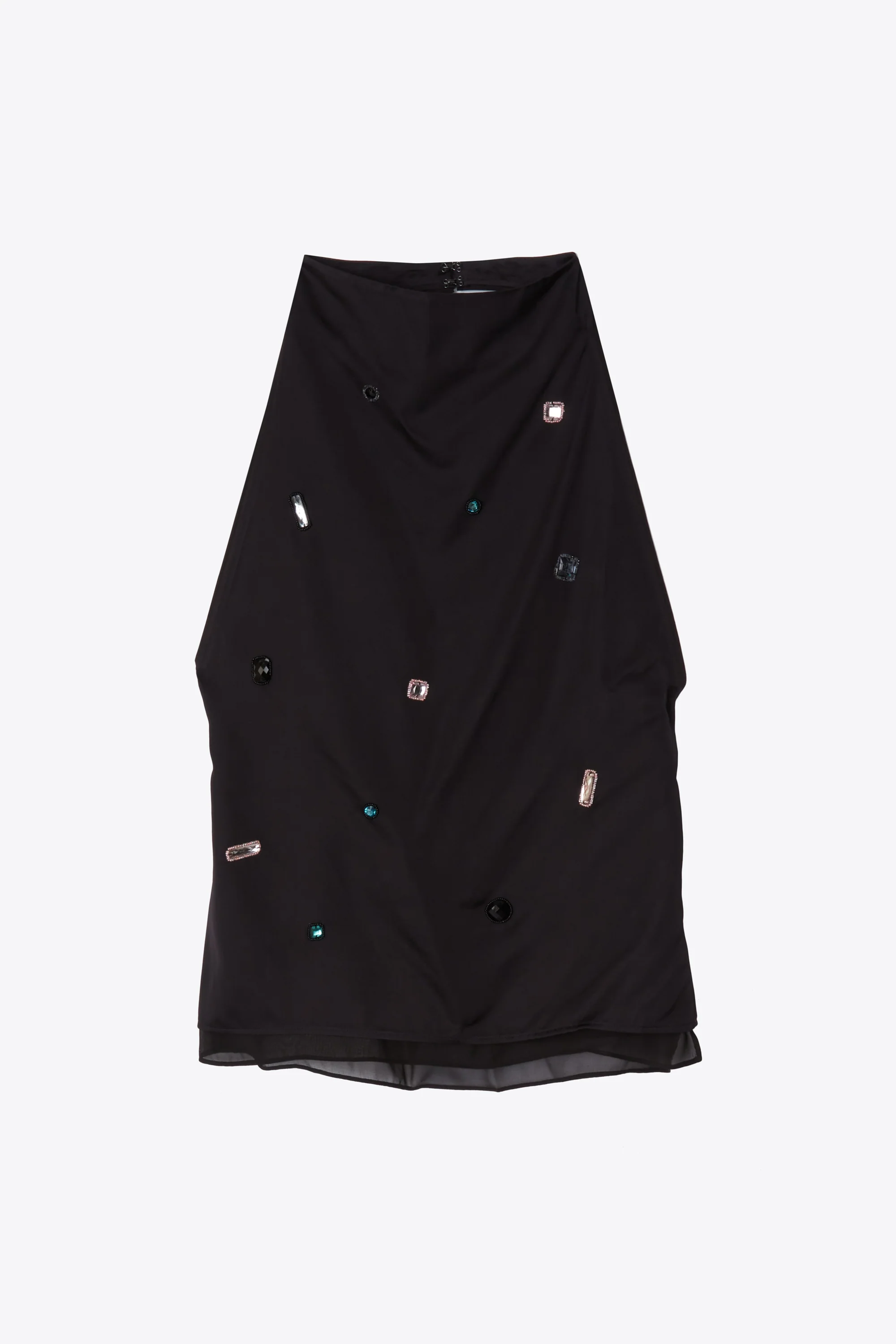 Halter Top With Halo Gem Embroidery