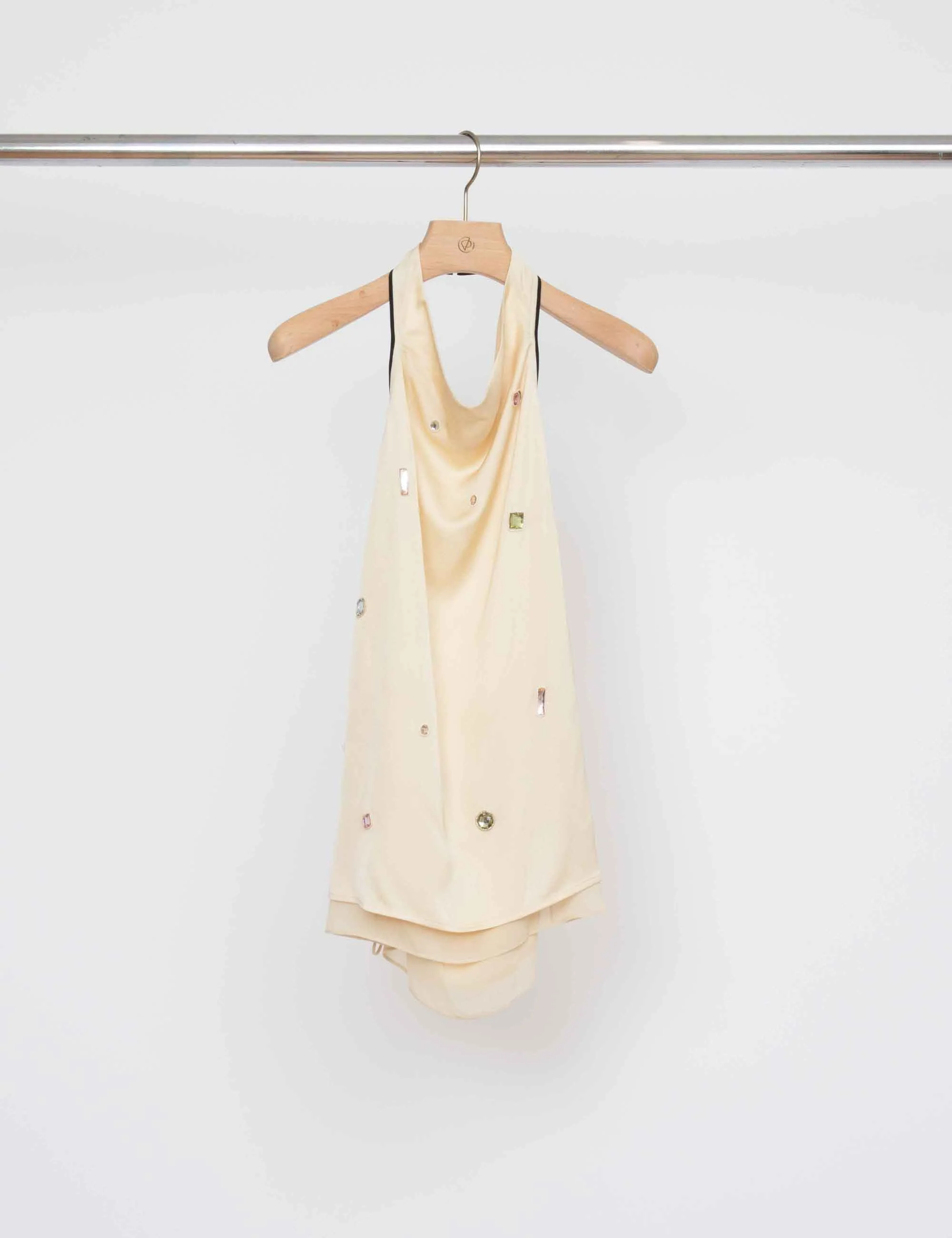 Halter Top With Halo Gem Embroidery - Image 2