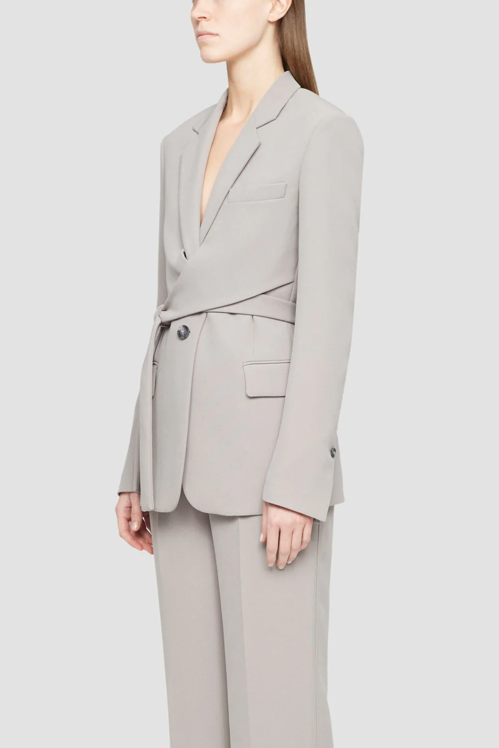 Heavy Cady Wrap Blazer - Image 2