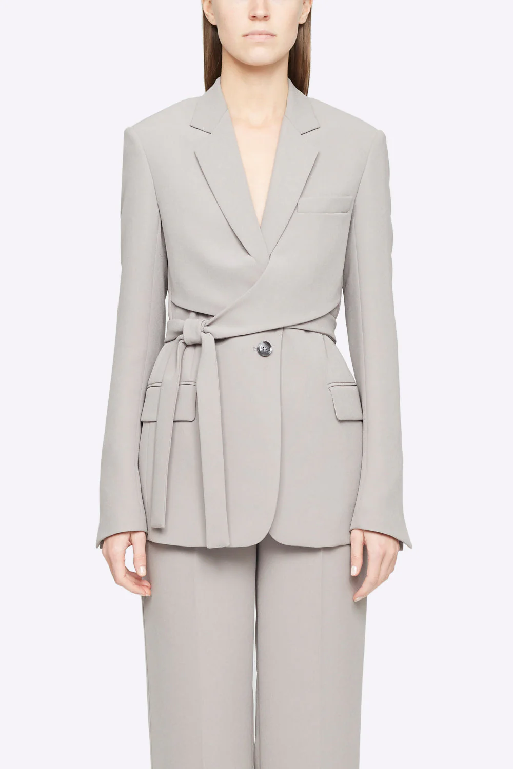 Heavy Cady Wrap Blazer - Image 3
