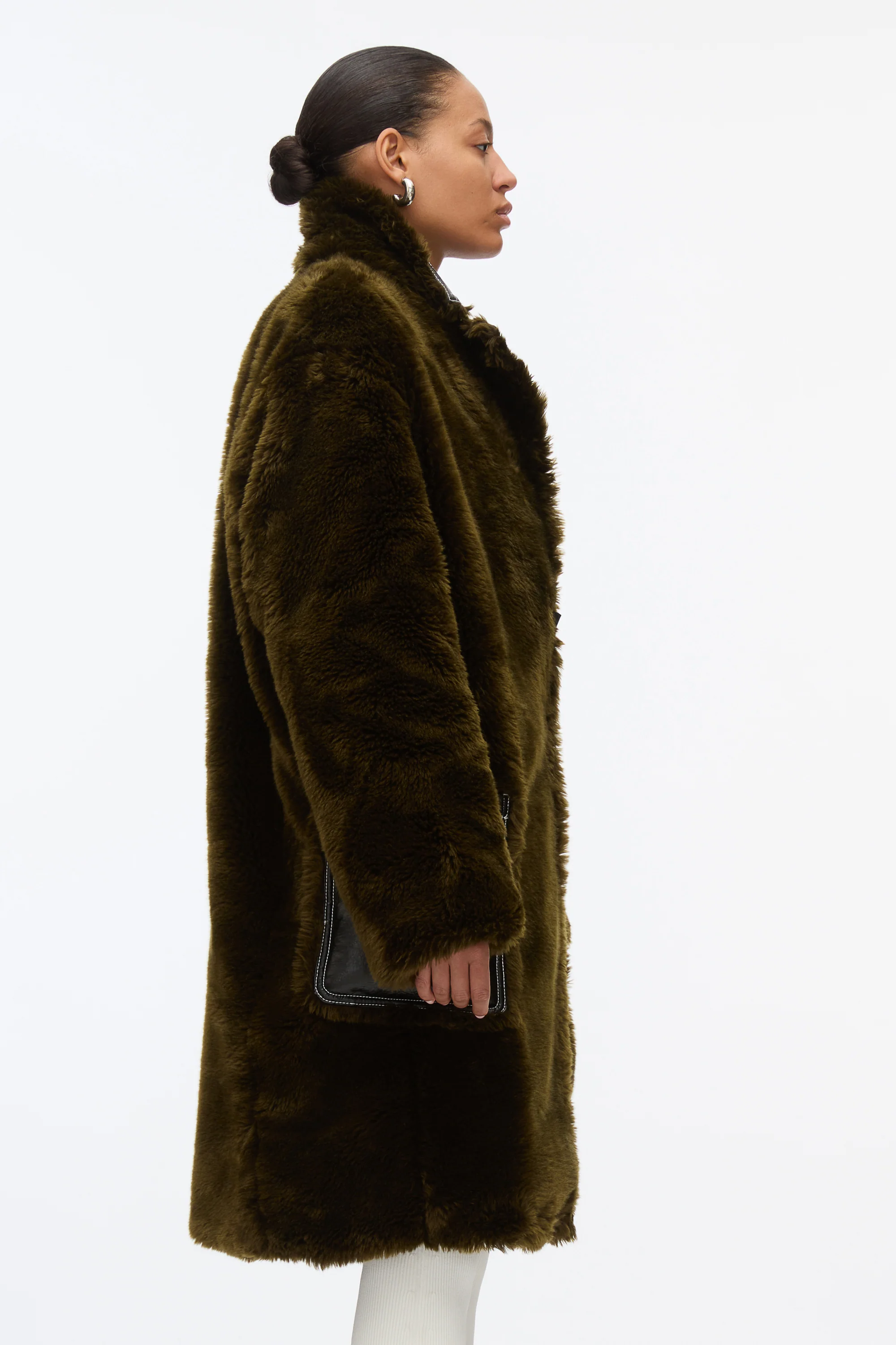 Heritage Faux Fur Coat - Image 3