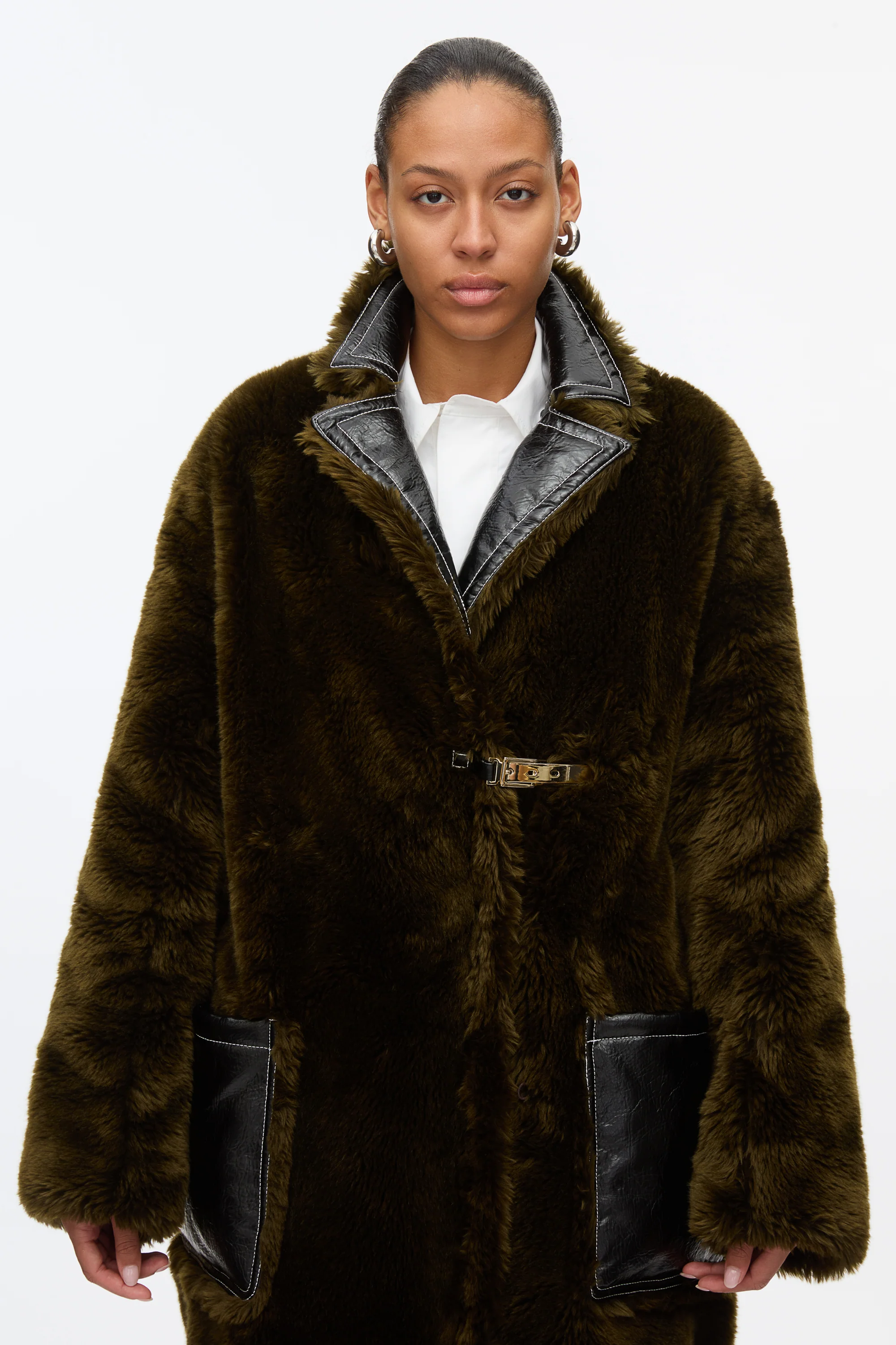 Heritage Faux Fur Coat - Image 5