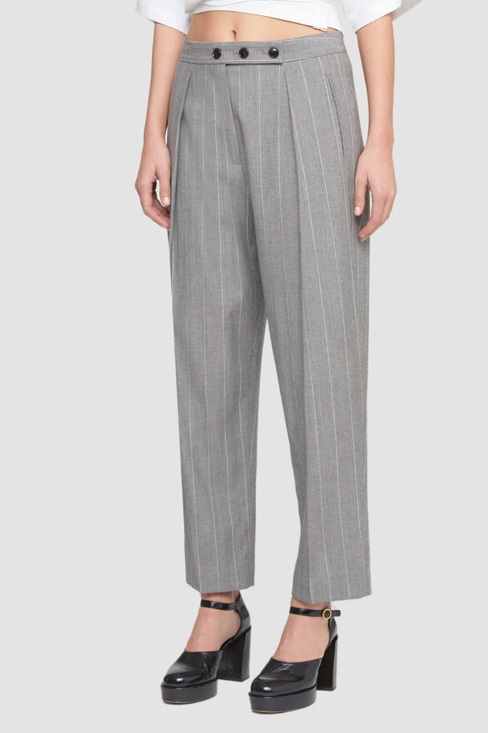 High Waisted Tapered Trouser - Image 3