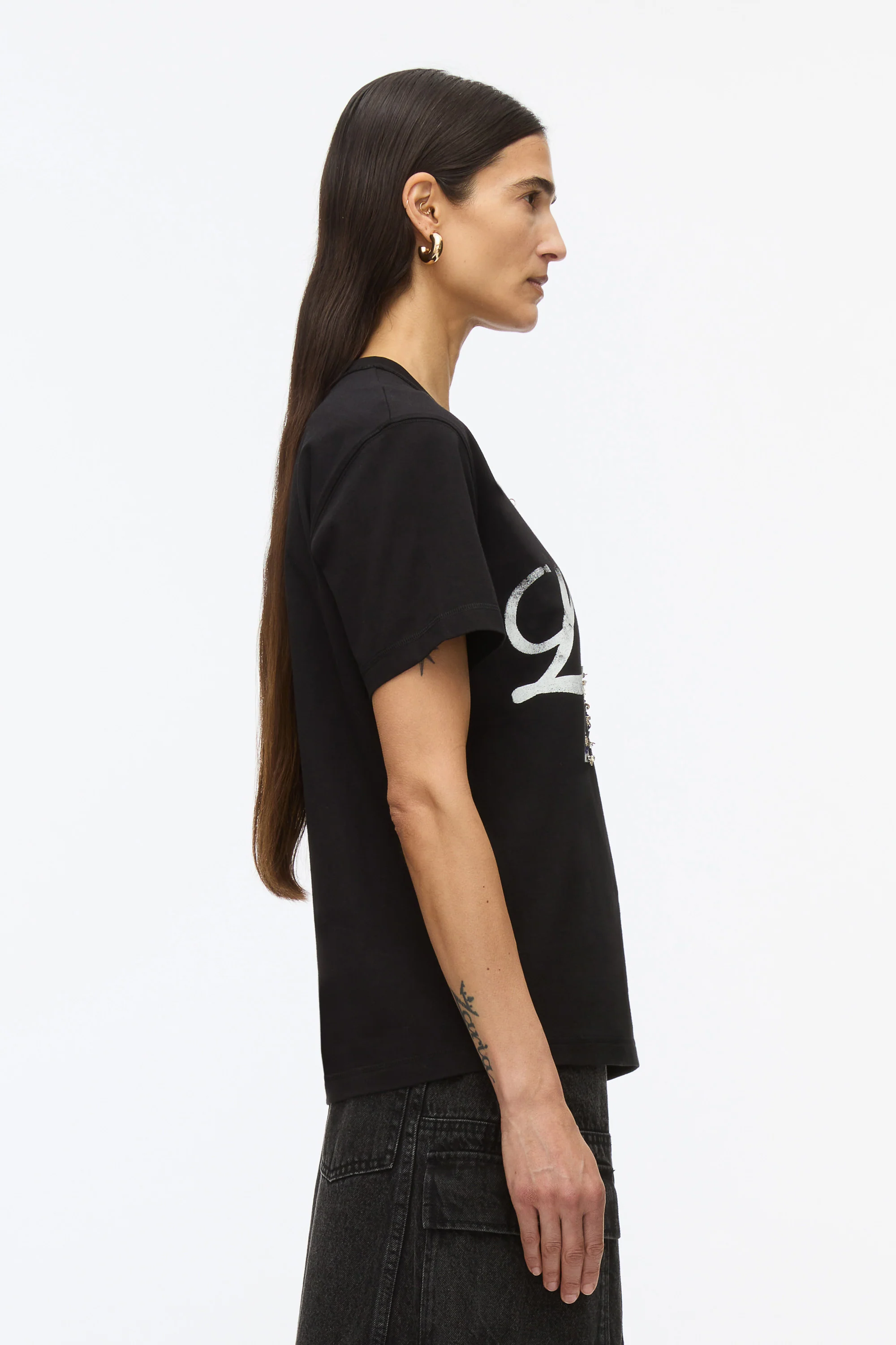 I Lov'd You Embroidered Tee - Image 3