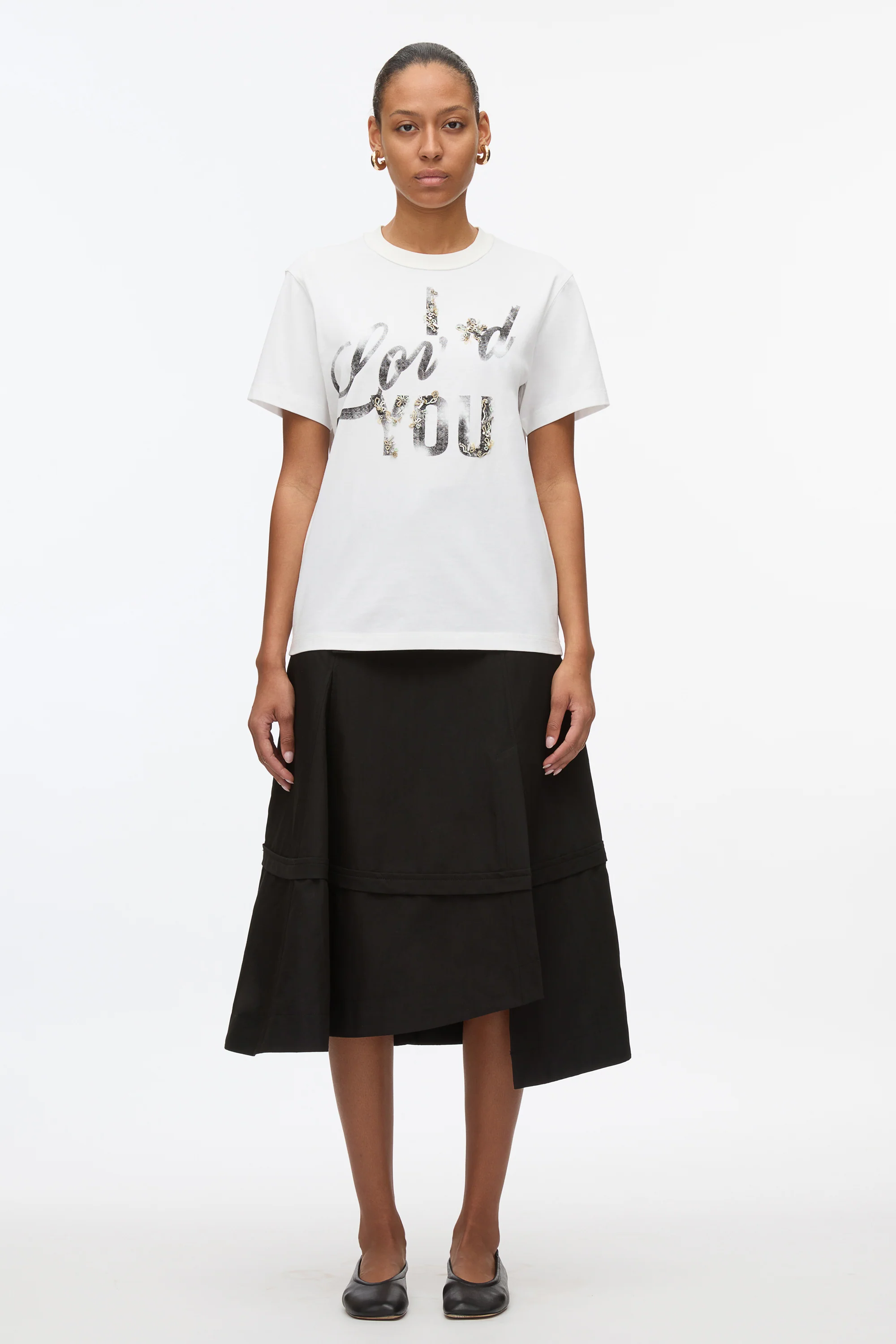 I Lov'd You Embroidered Tee - Image 5