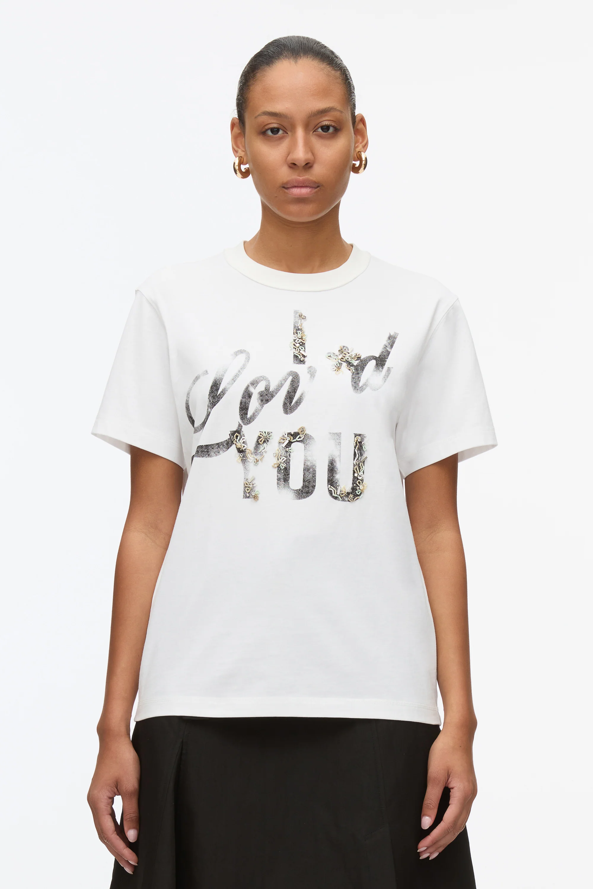 I Lov'd You Embroidered Tee - Image 7