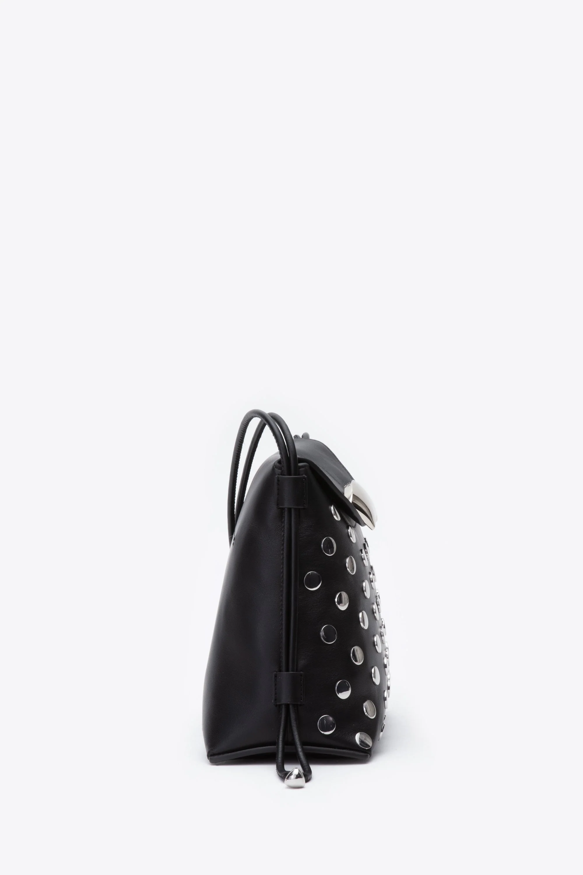 ID Petite Soft Shoulder Bag with Studs - Image 2
