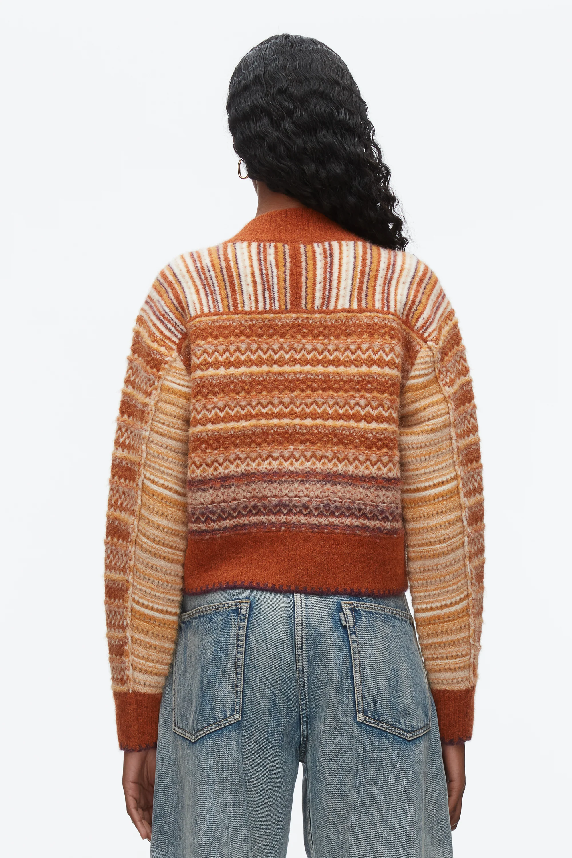 Fair Isle Zip Cardigan - Image 5