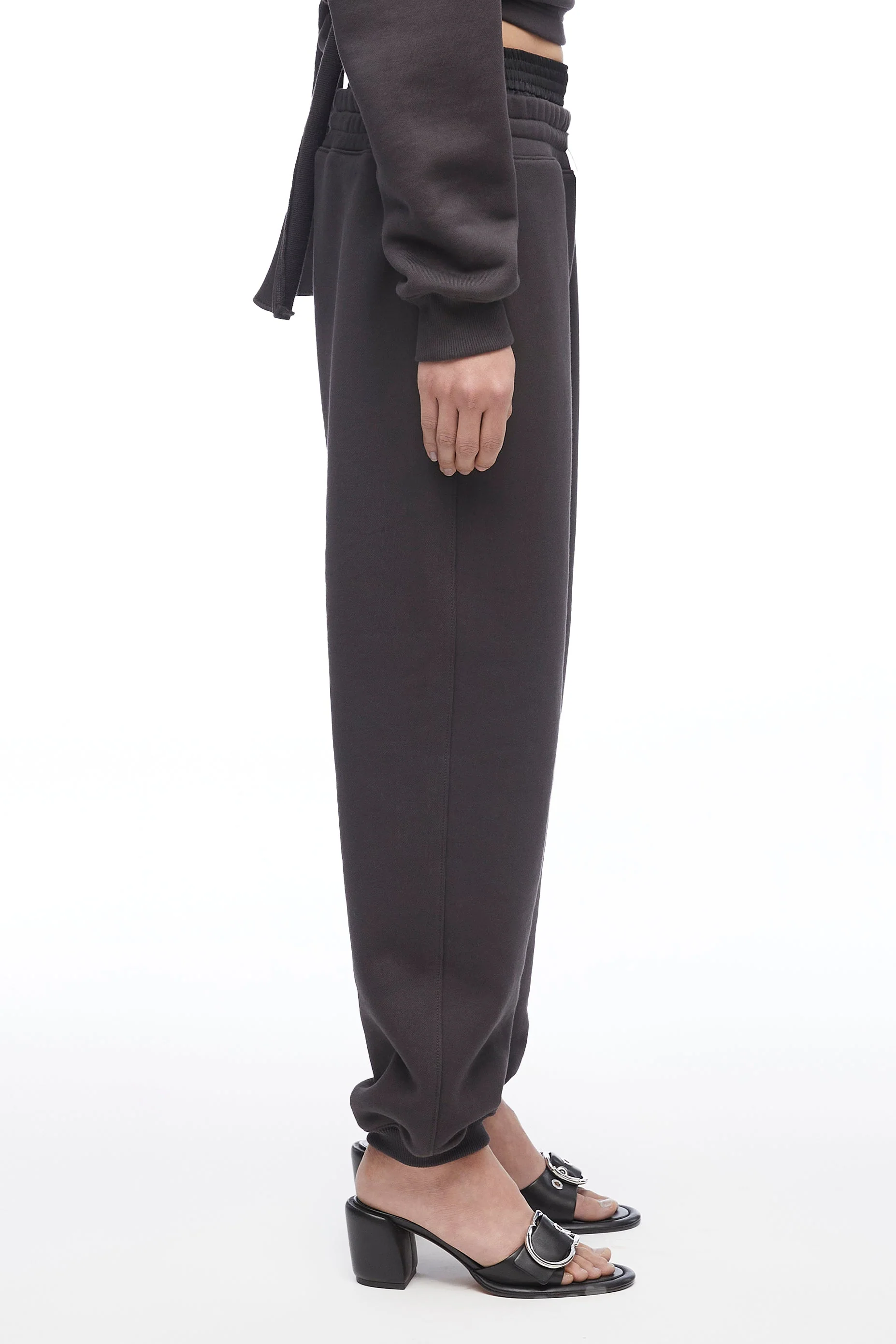 Jogger Sweatpant With Satin Boxer Waistand - Image 4