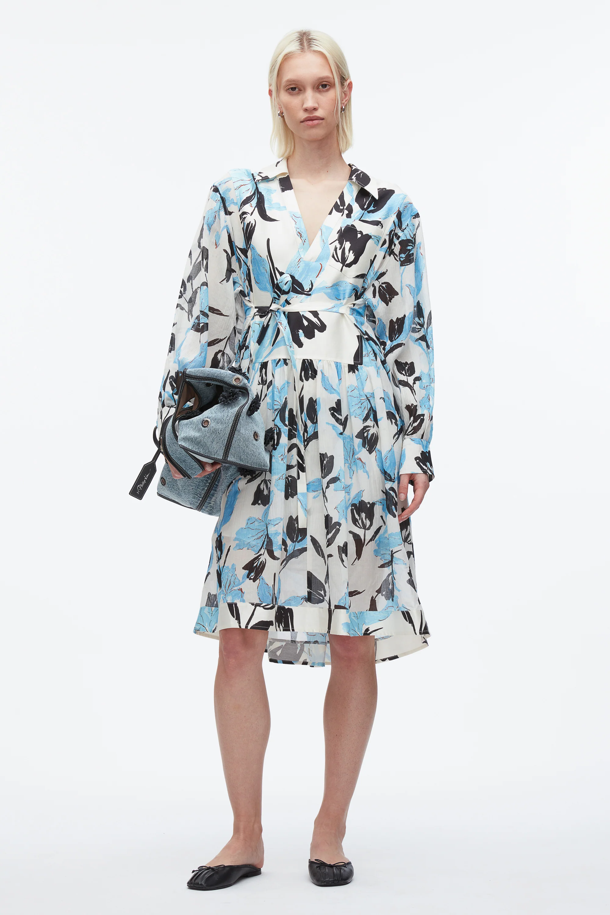 Joyful Tulip Shirt Dress - Image 7