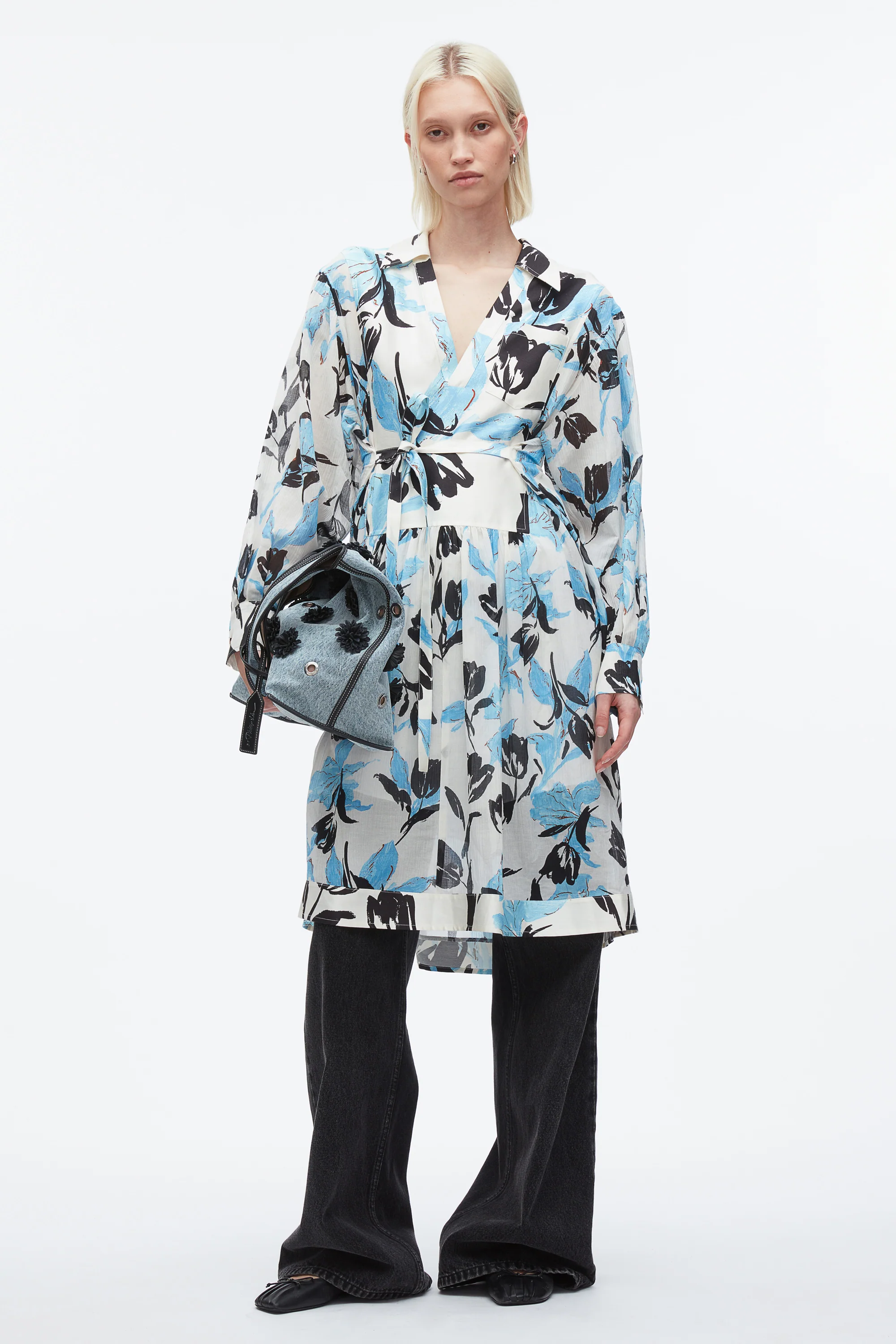 Joyful Tulip Shirt Dress - Image 6