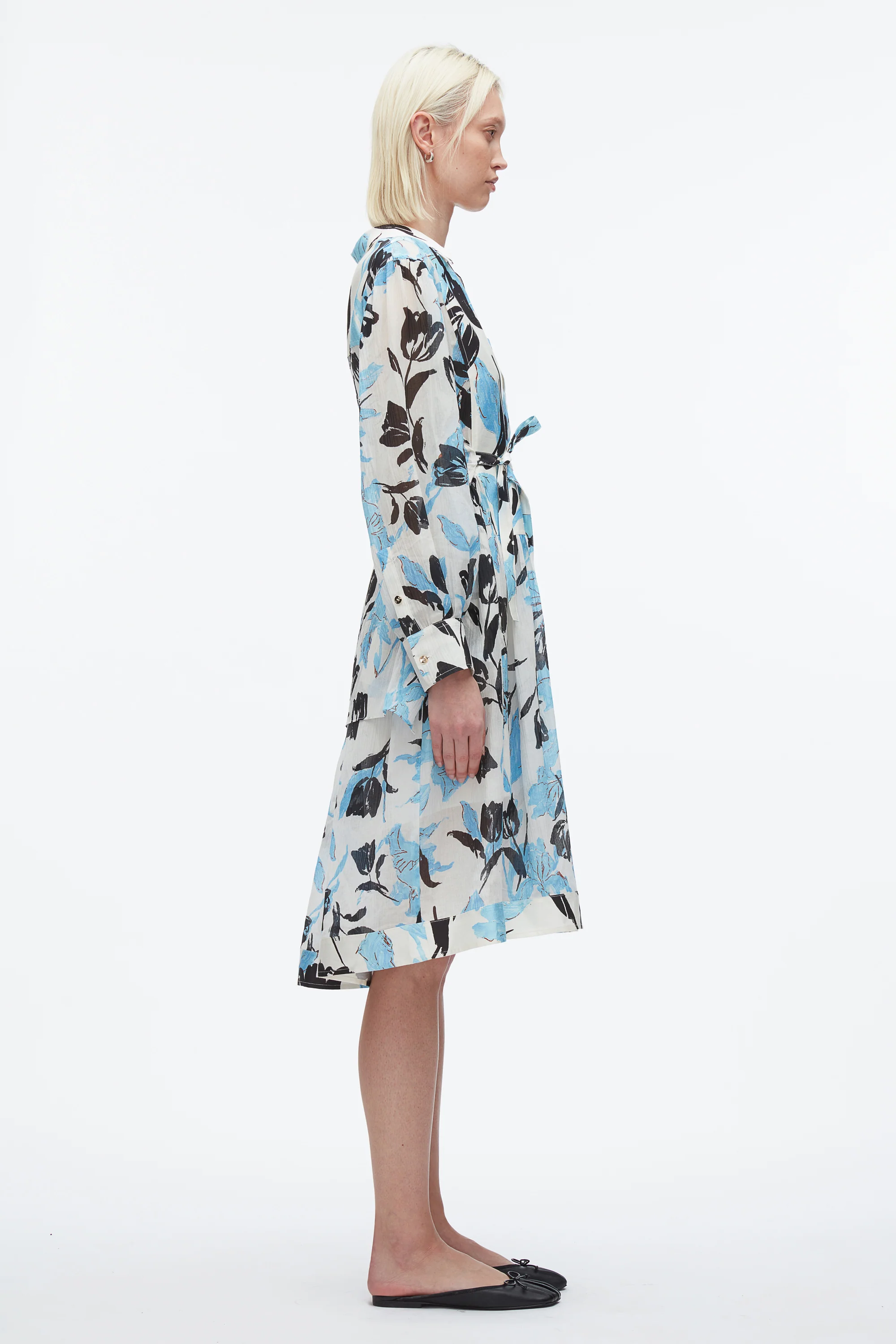Joyful Tulip Shirt Dress - Image 9