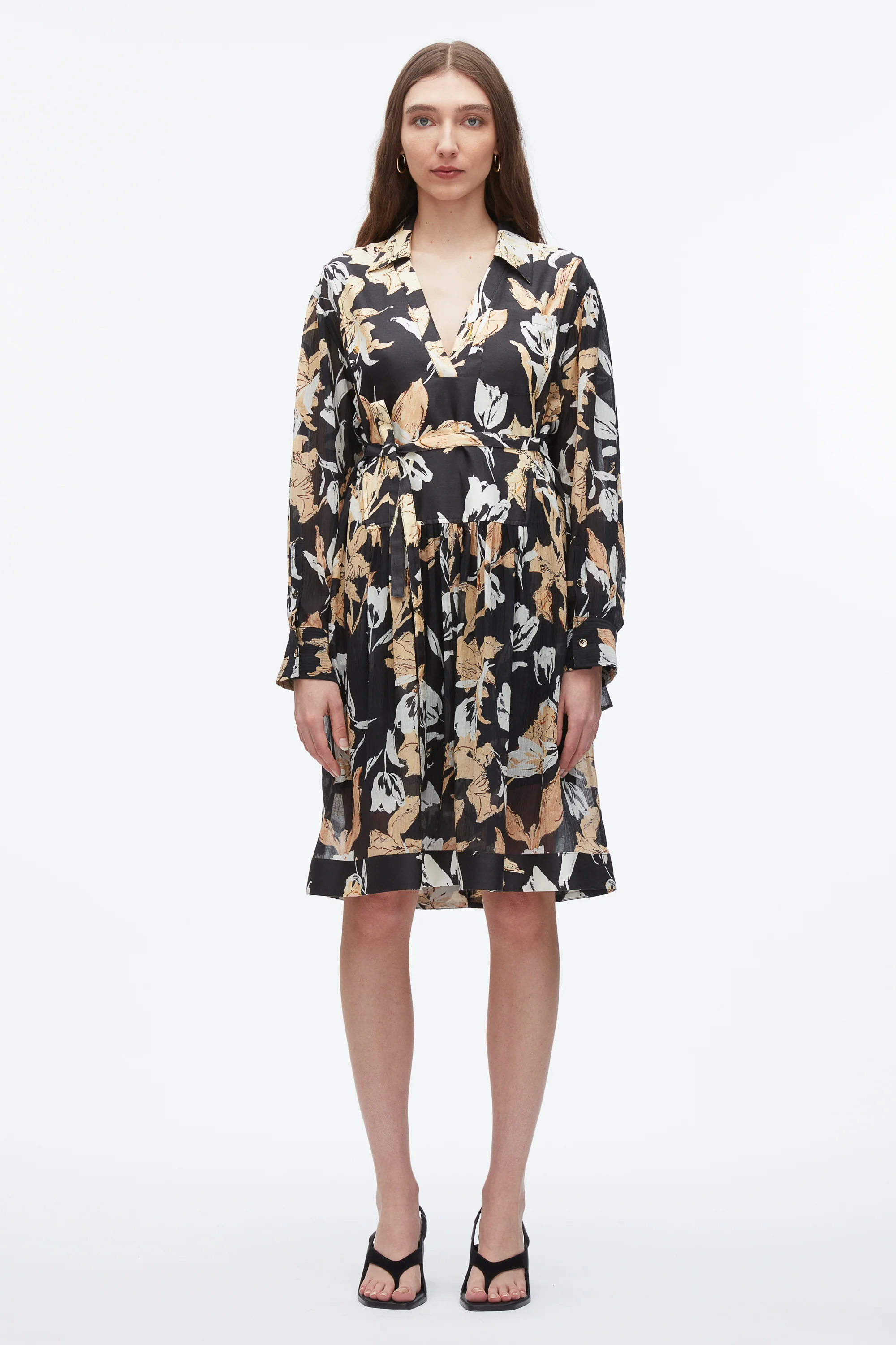 Joyful Tulip Shirt Dress - Image 2