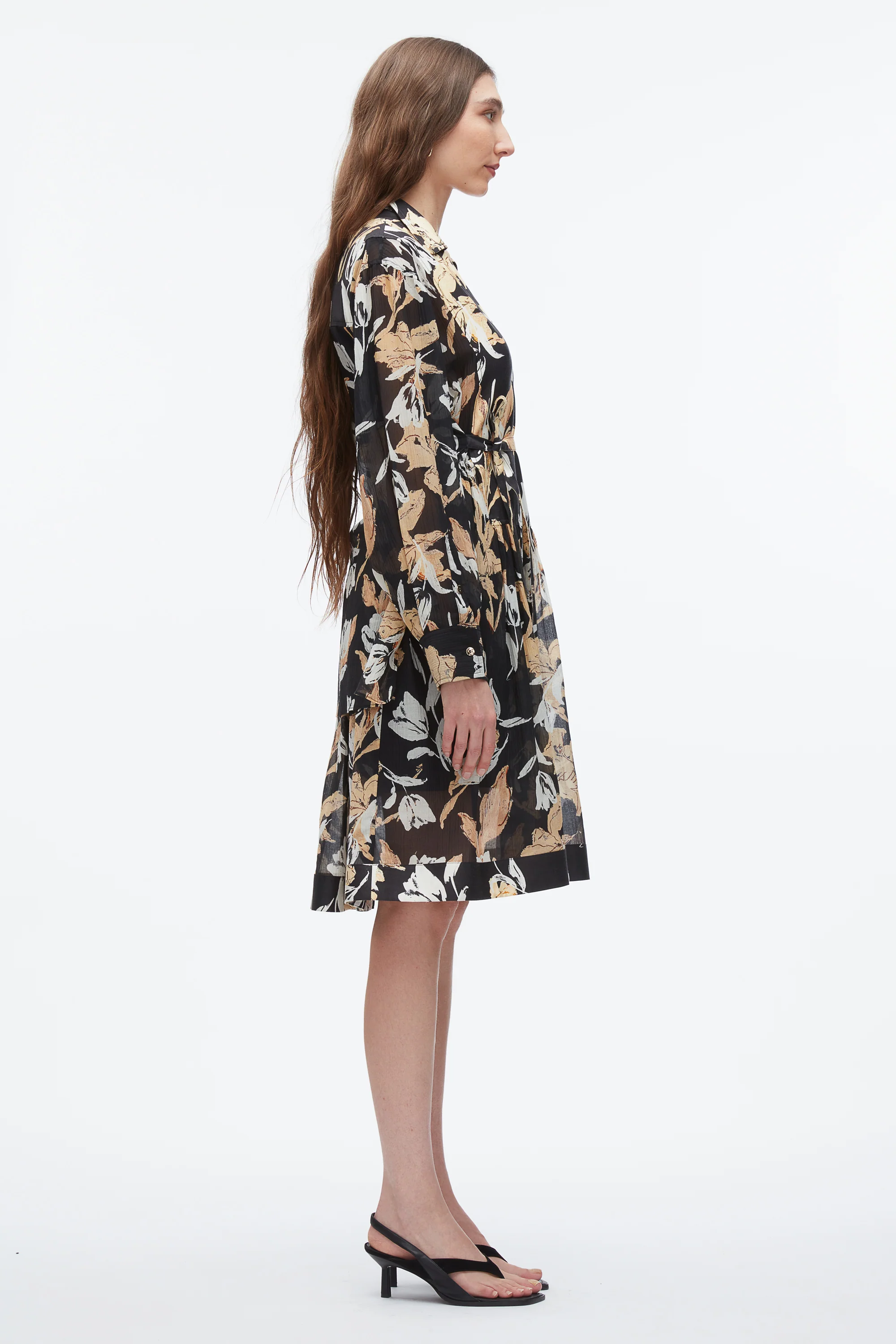 Joyful Tulip Shirt Dress - Image 3