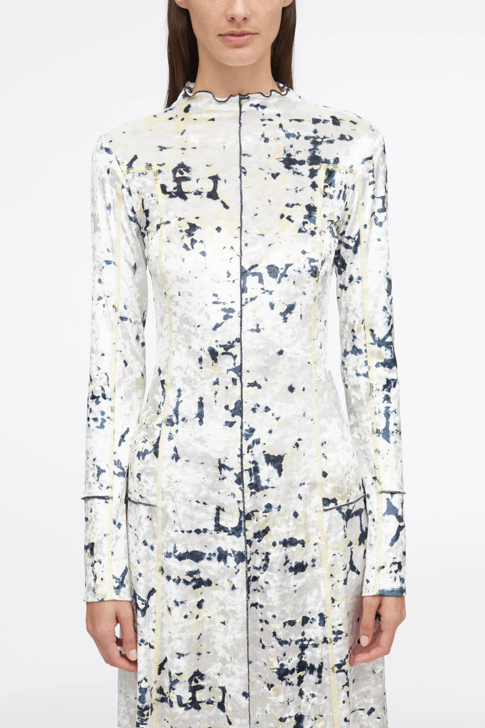 Kaleidoscope Crushed Velvet Flare Dress - Image 4