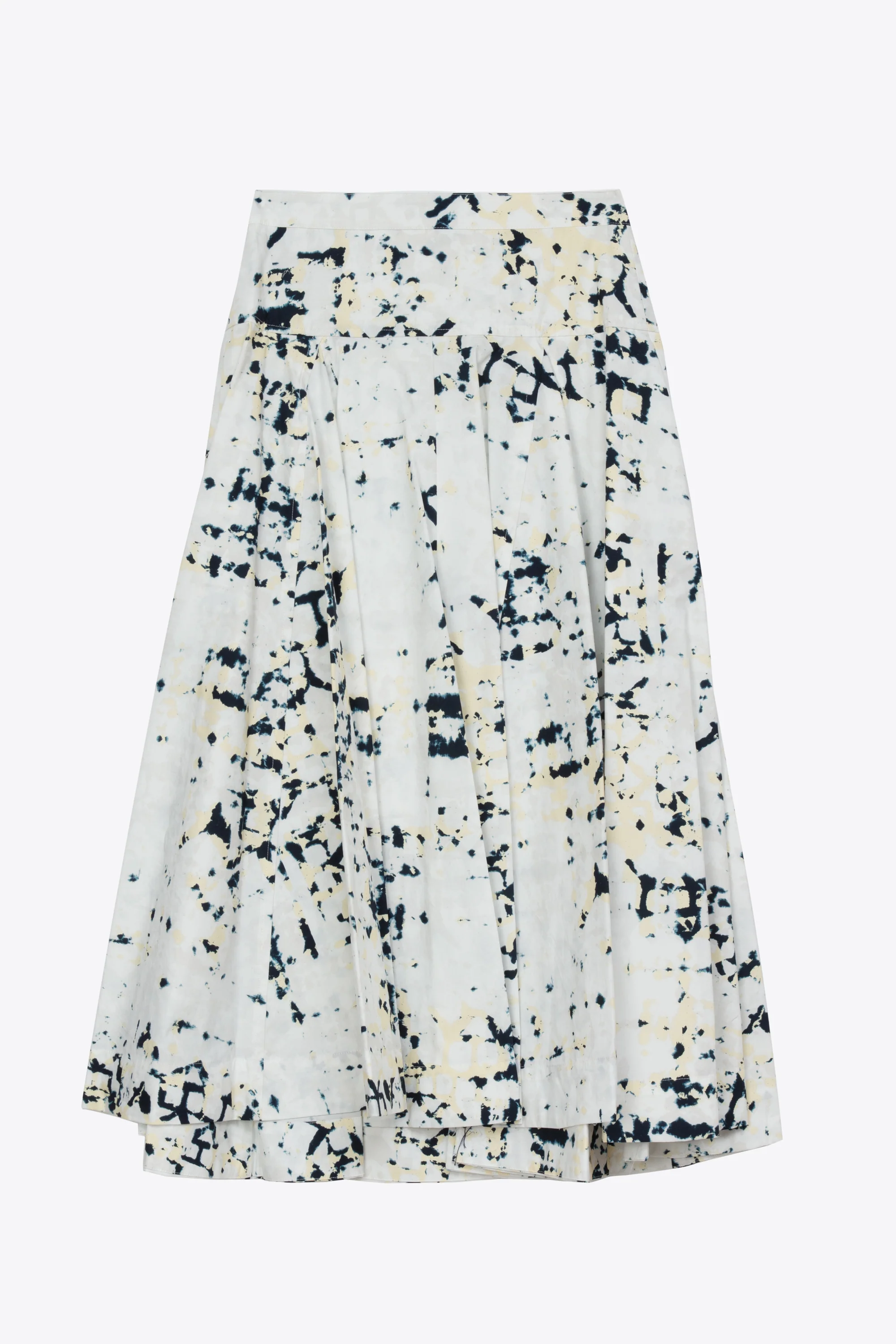 Kaleidoscope Poplin Midi Skirt
