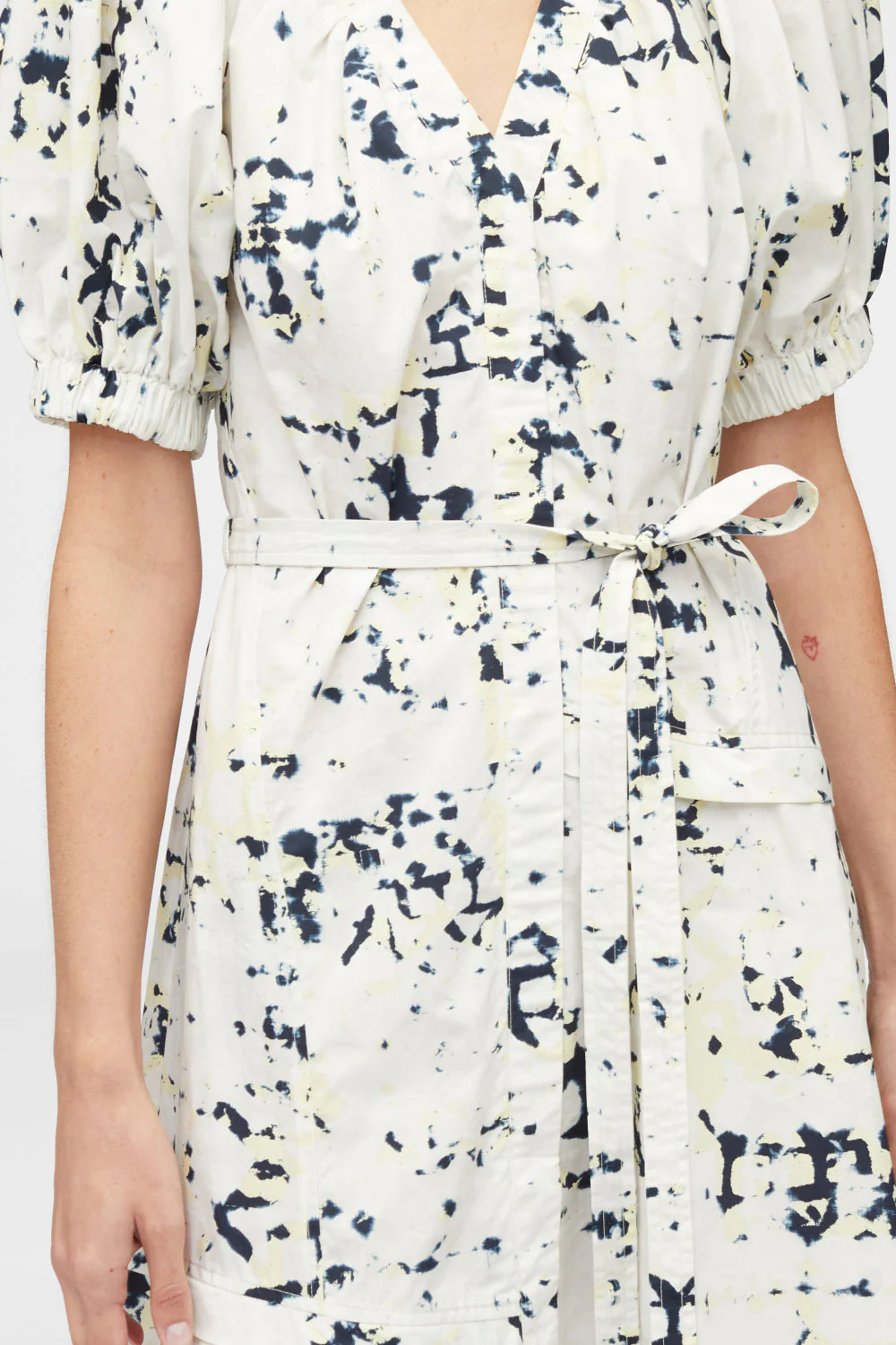 Kaleidoscope-Print Waisted Dress - Image 2