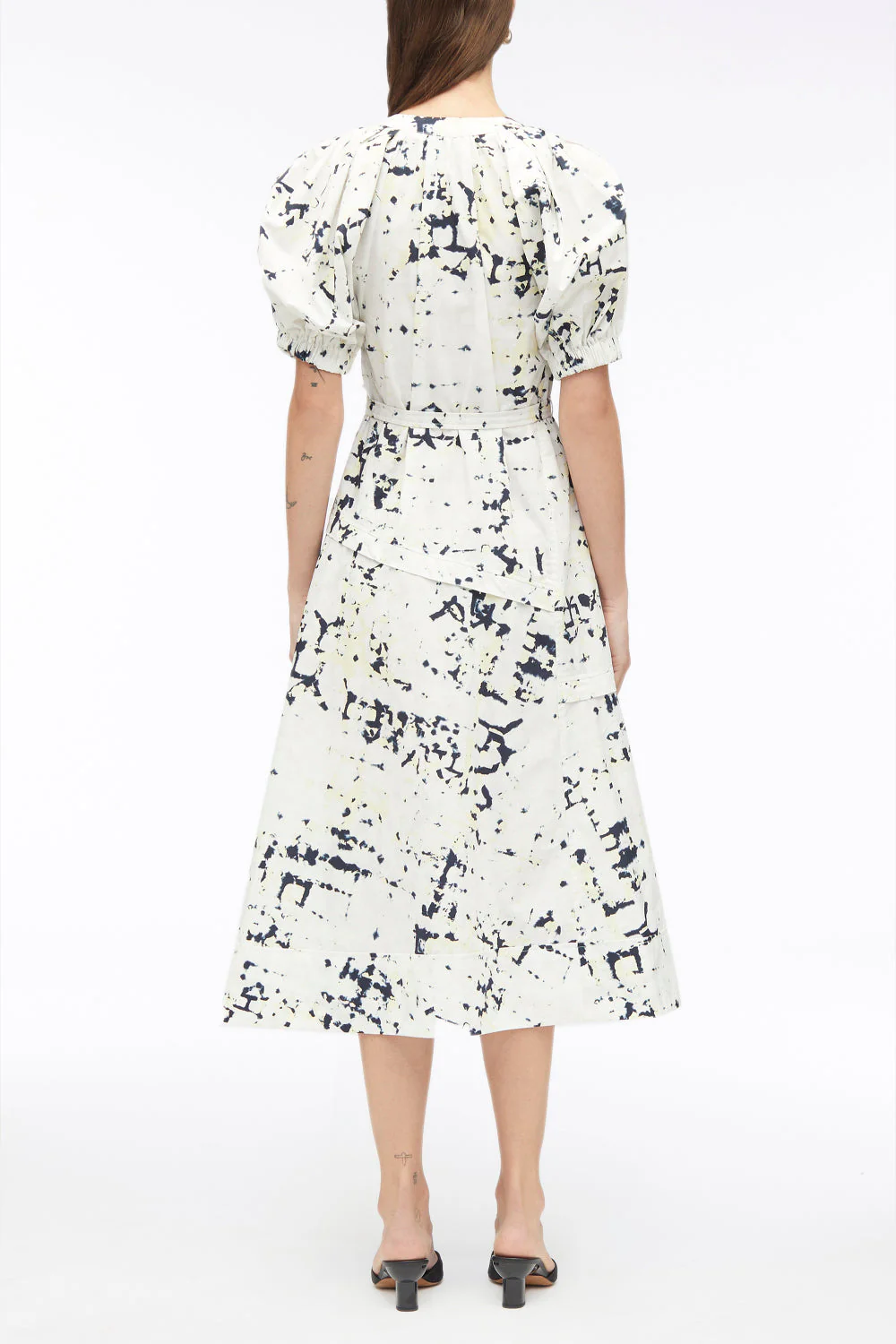 Kaleidoscope-Print Waisted Dress - Image 4