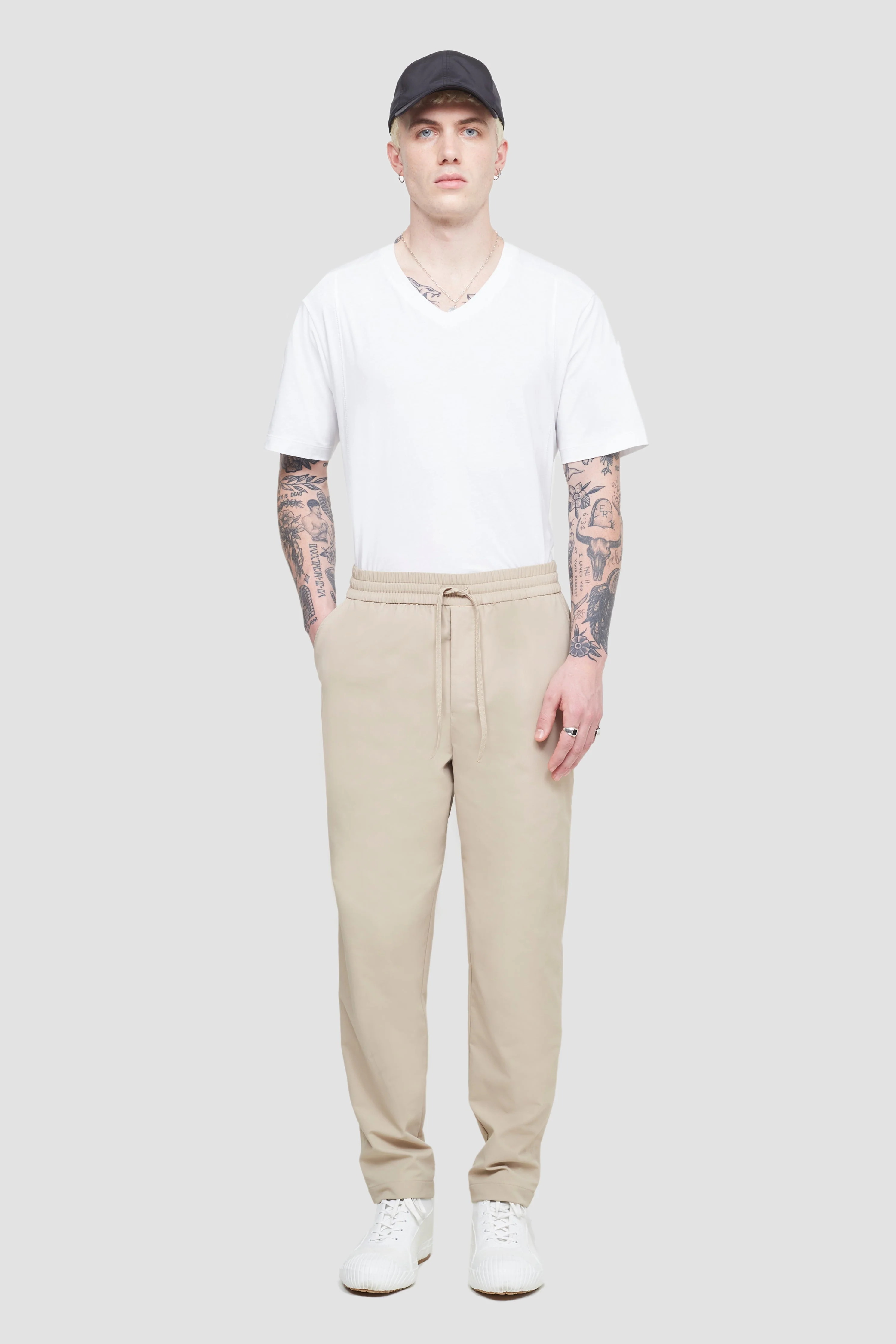 Kickin It Drawstring Straight-Leg Trousers - Image 2