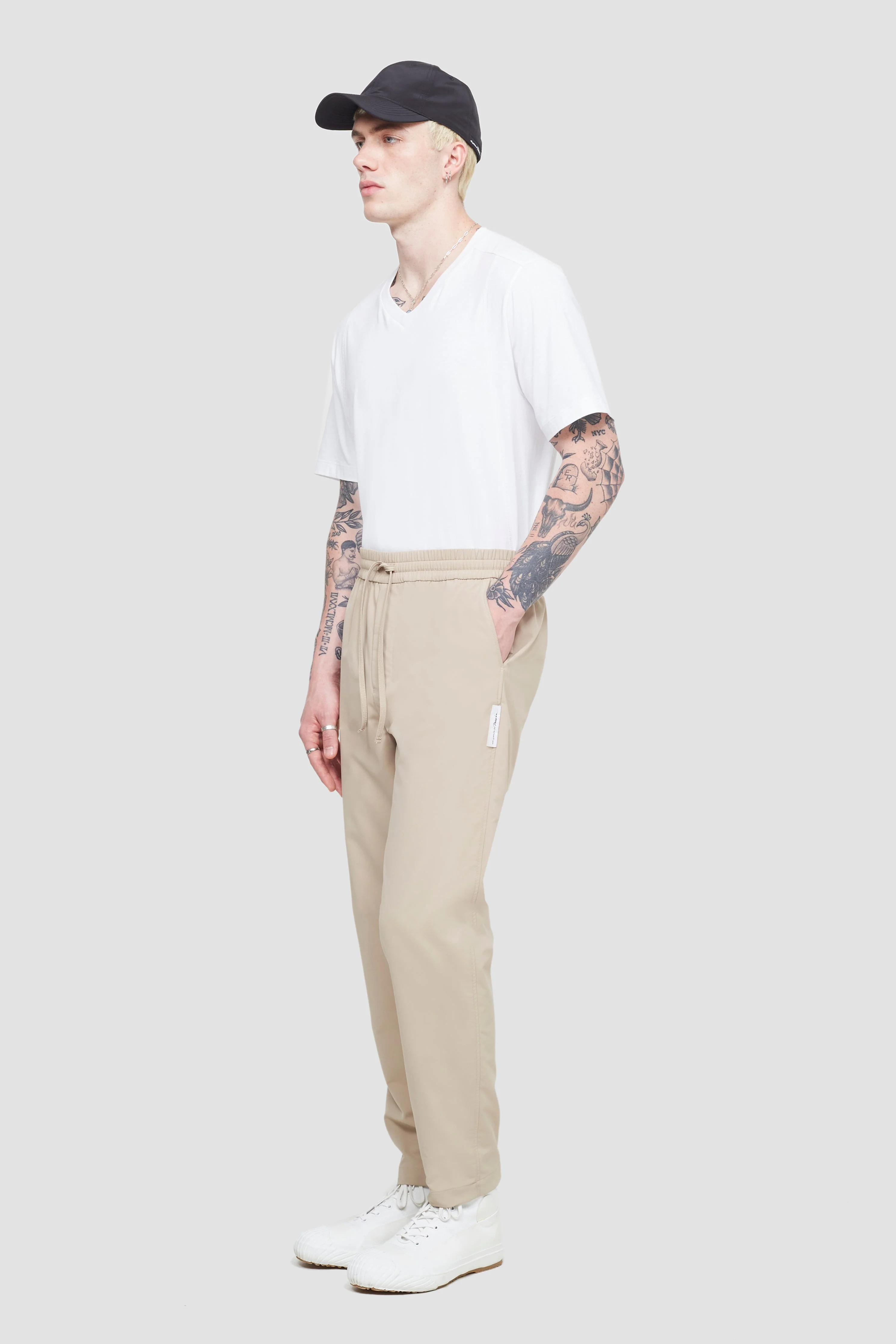Kickin It Drawstring Straight-Leg Trousers - Image 3