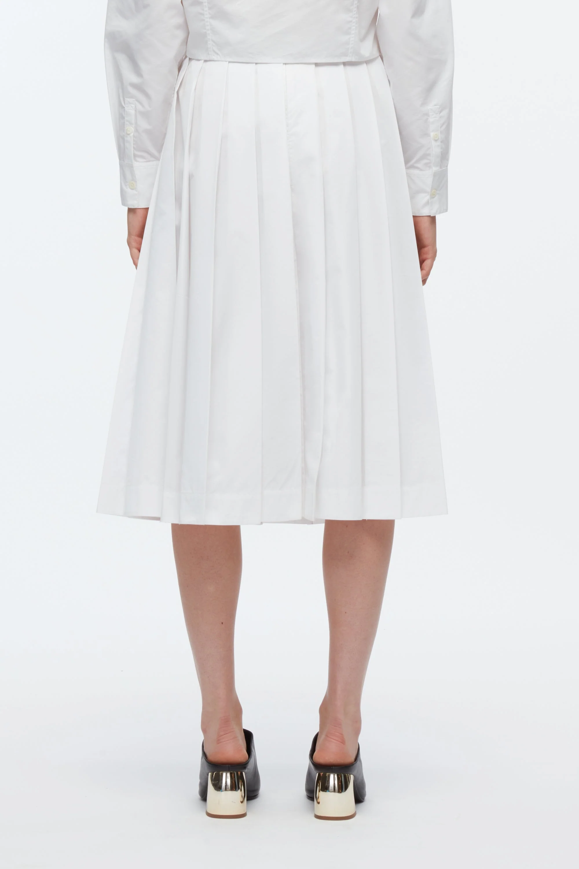 Knife Pleat Belted Skirt - Image 15