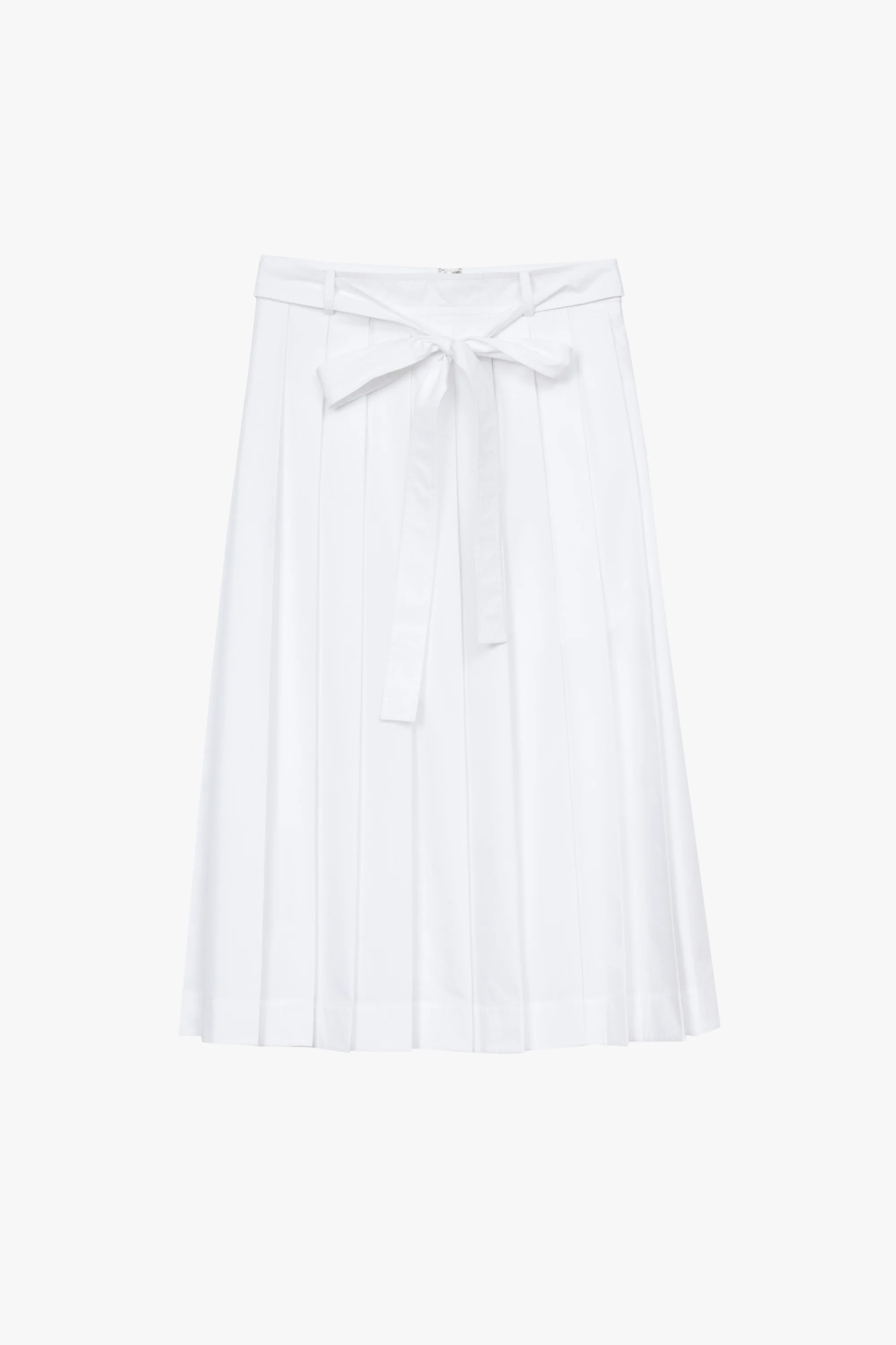 Knife Pleat Belted Skirt - Image 18