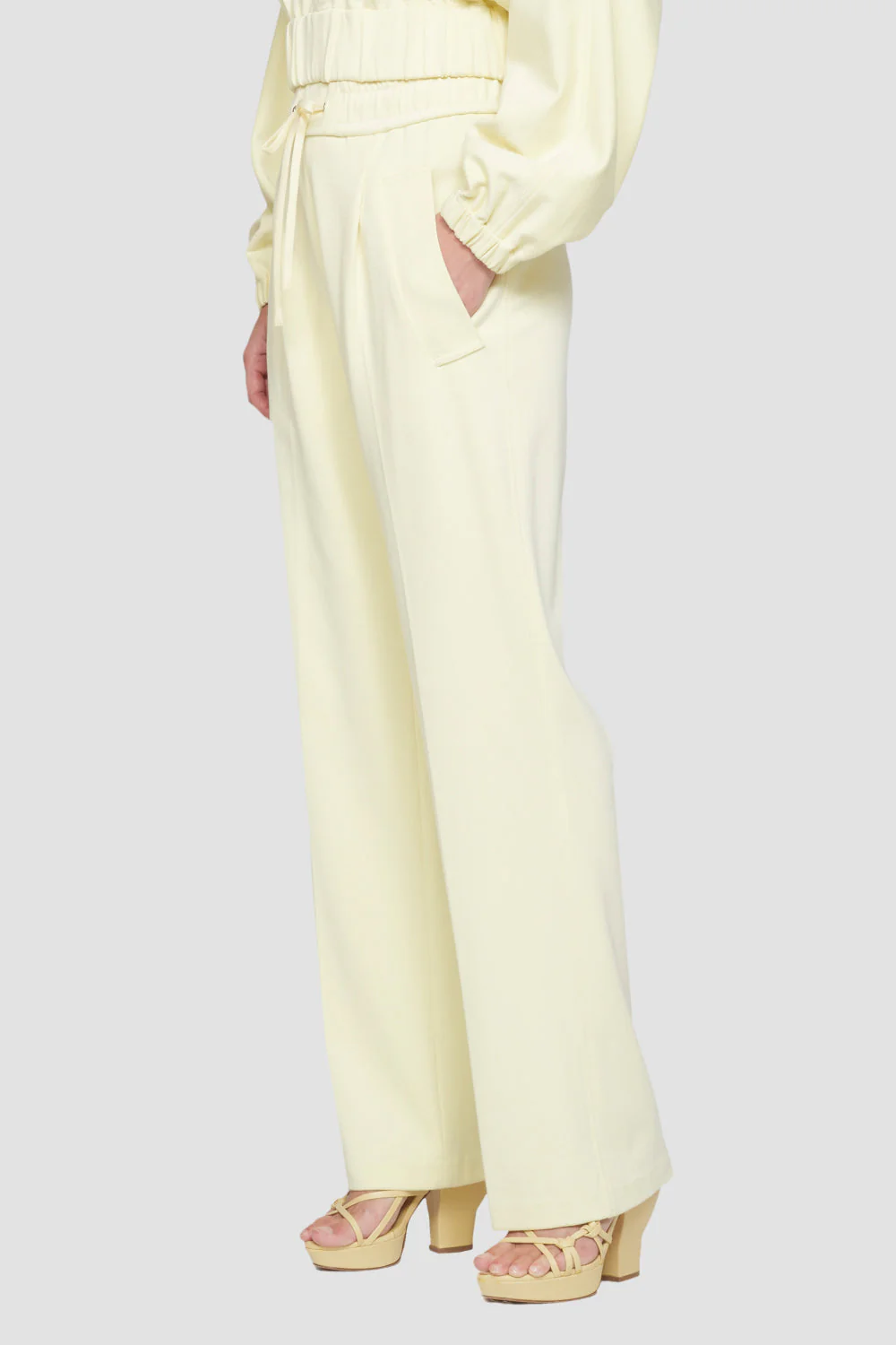 Knit Twill Drawstring Track Pant - Image 3