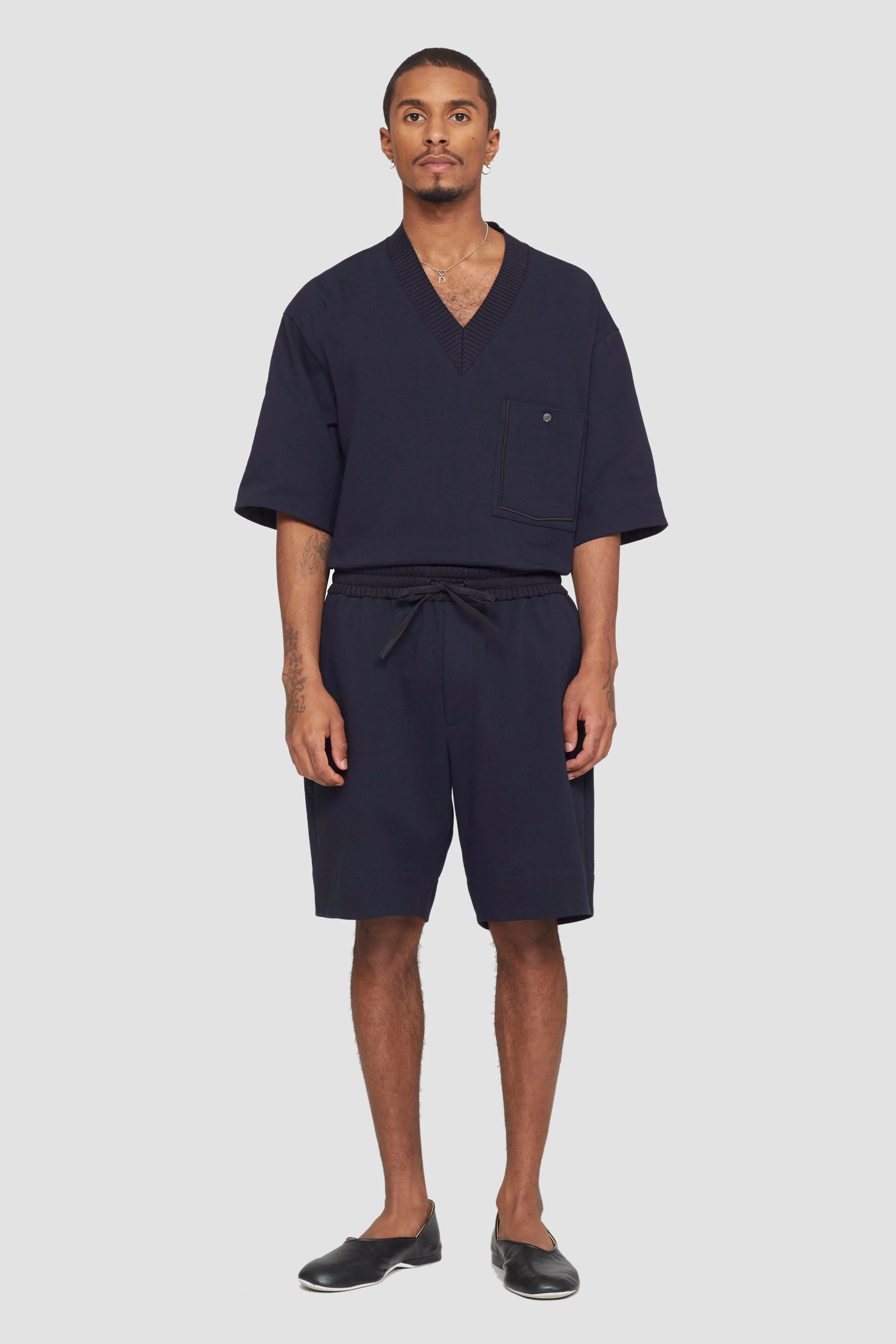 Knit Waist Jersey Boxer Shorts - Image 2