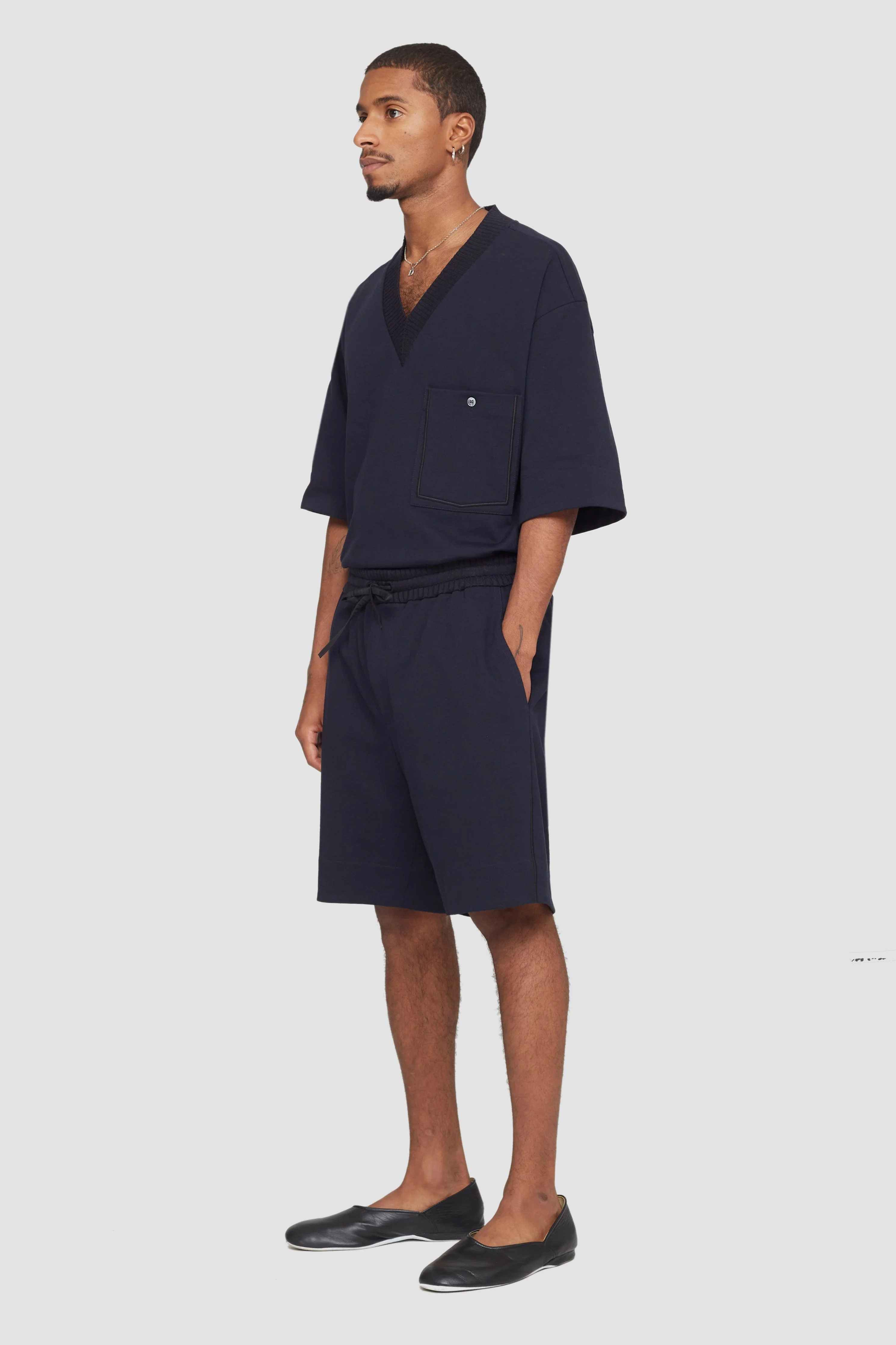 Knit Waist Jersey Boxer Shorts - Image 3