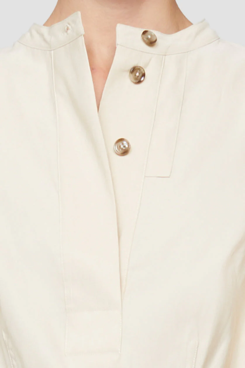 Knotted Sleeve Mid Length Dres - Image 6