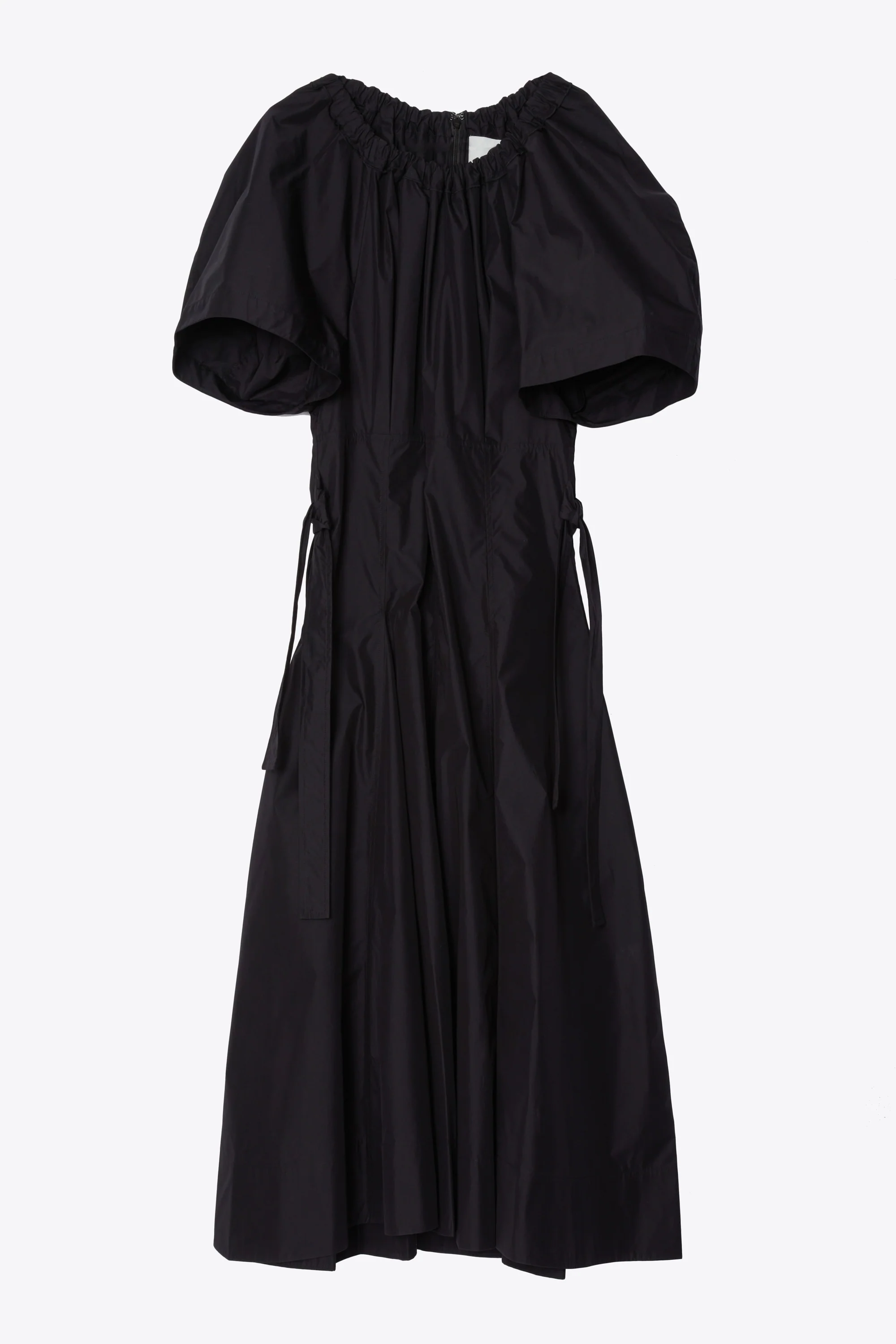 Ladybug Poplin Short Sleeve Midi Dress