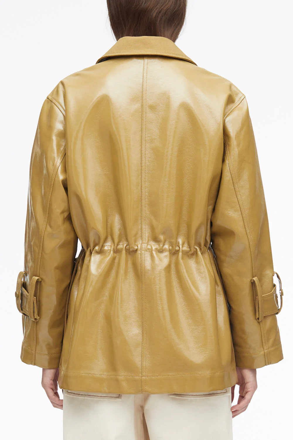 Laminated Cotton Canvas Field Jacket - Image 4