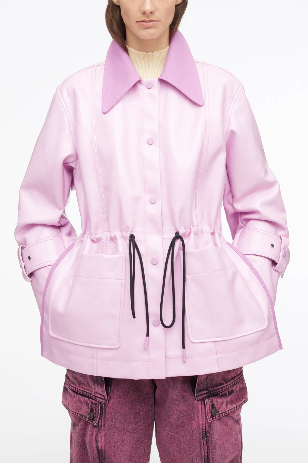 Laminated Cotton Canvas Field Jacket - Image 6