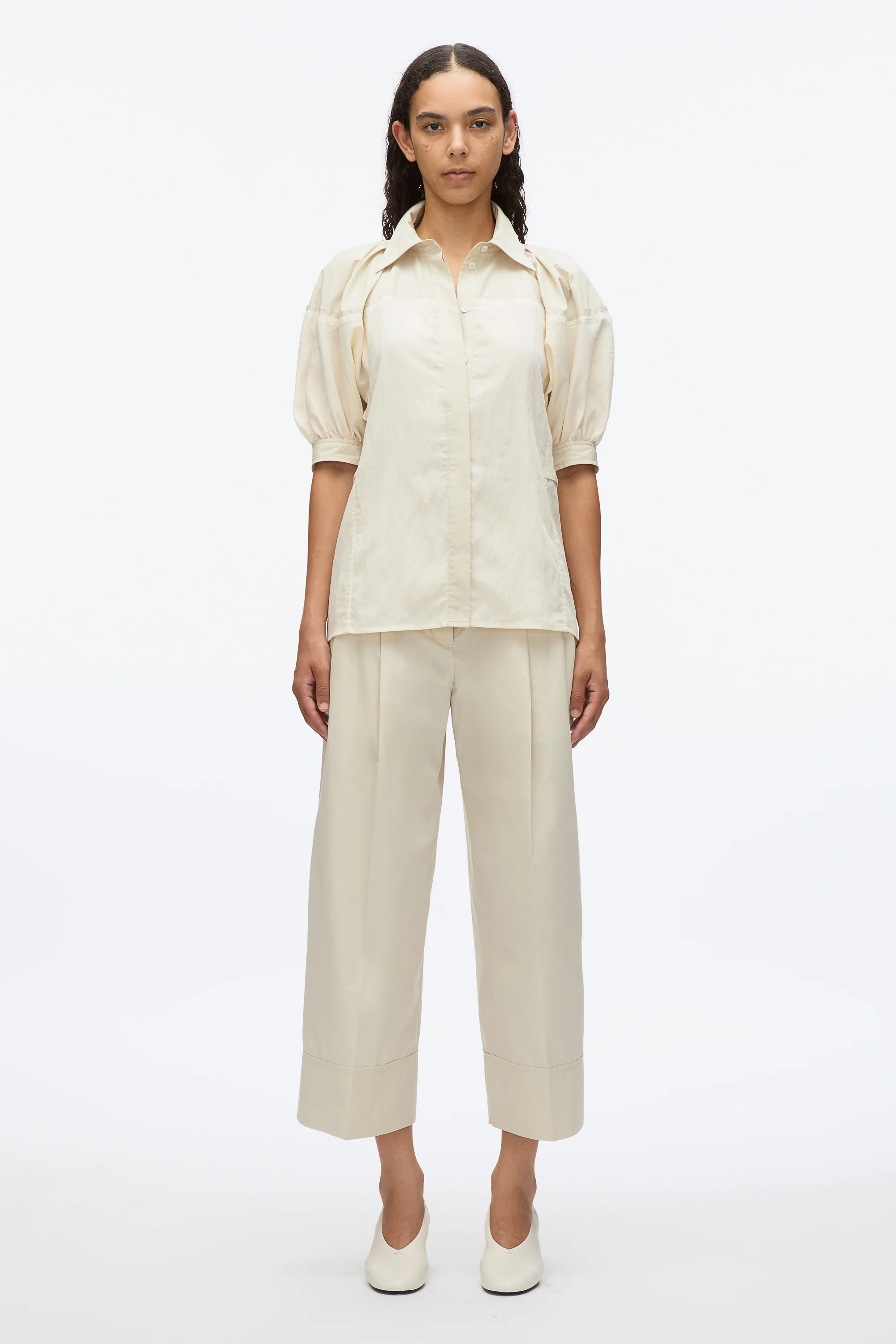 Lantern Sleeve Combo Shirt - Image 6