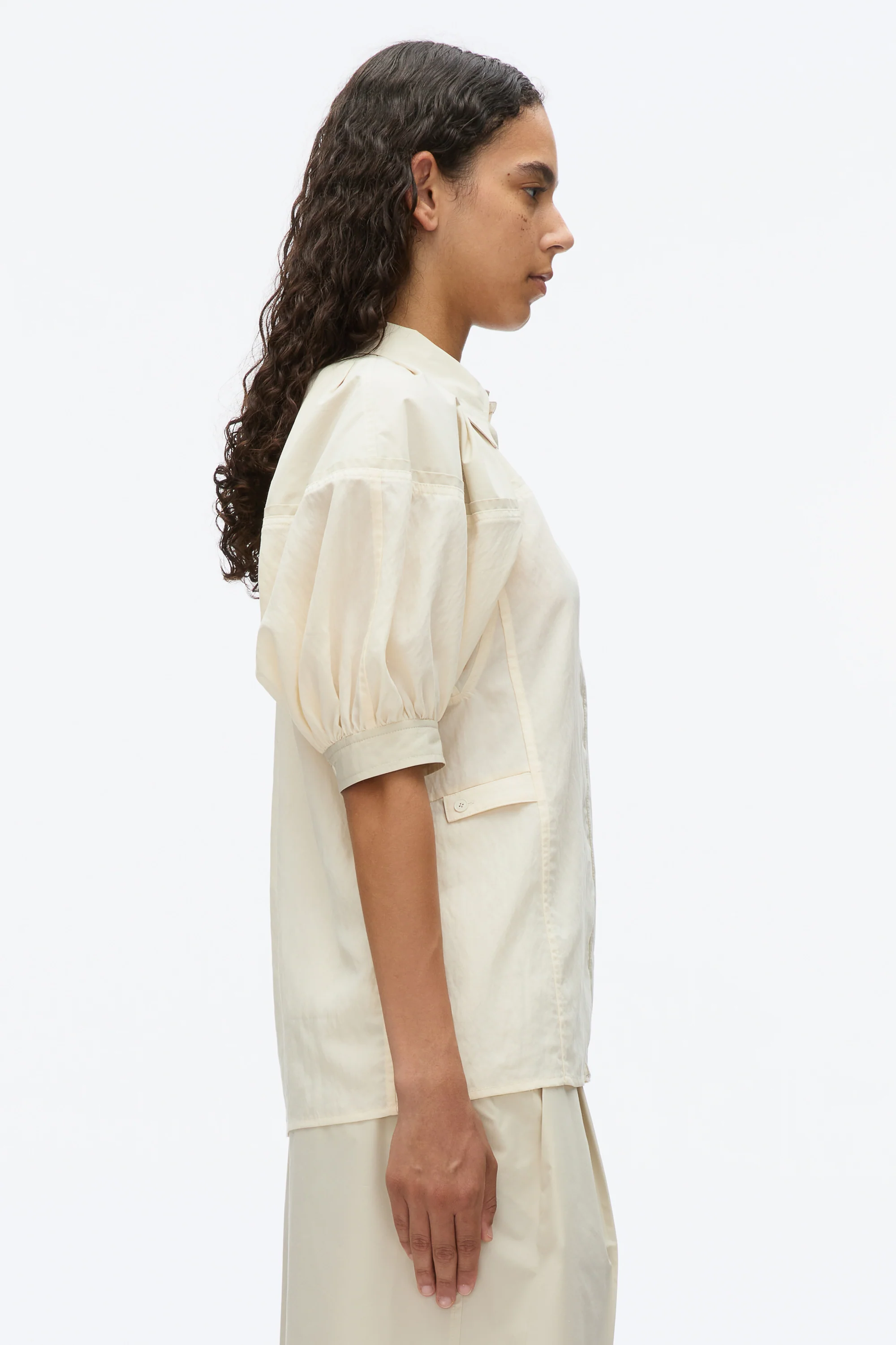 Lantern Sleeve Combo Shirt - Image 8