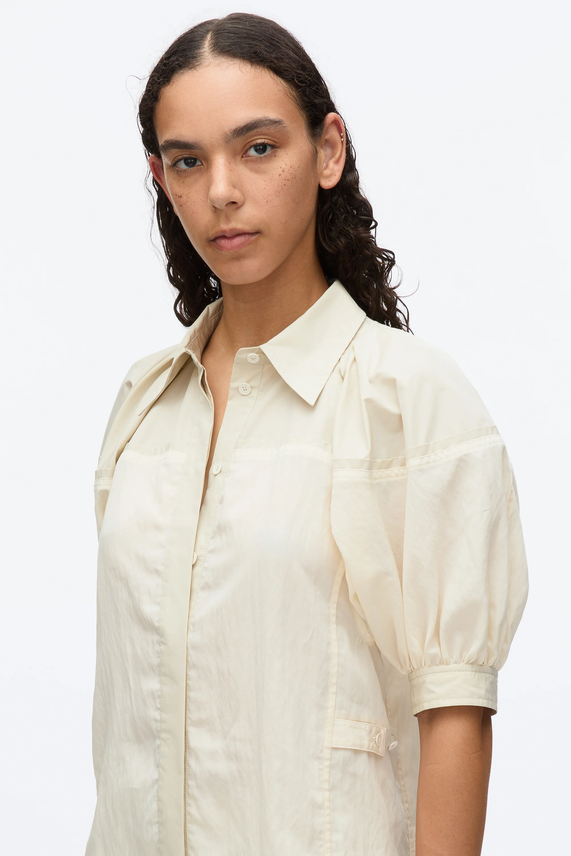 Lantern Sleeve Combo Shirt - Image 10