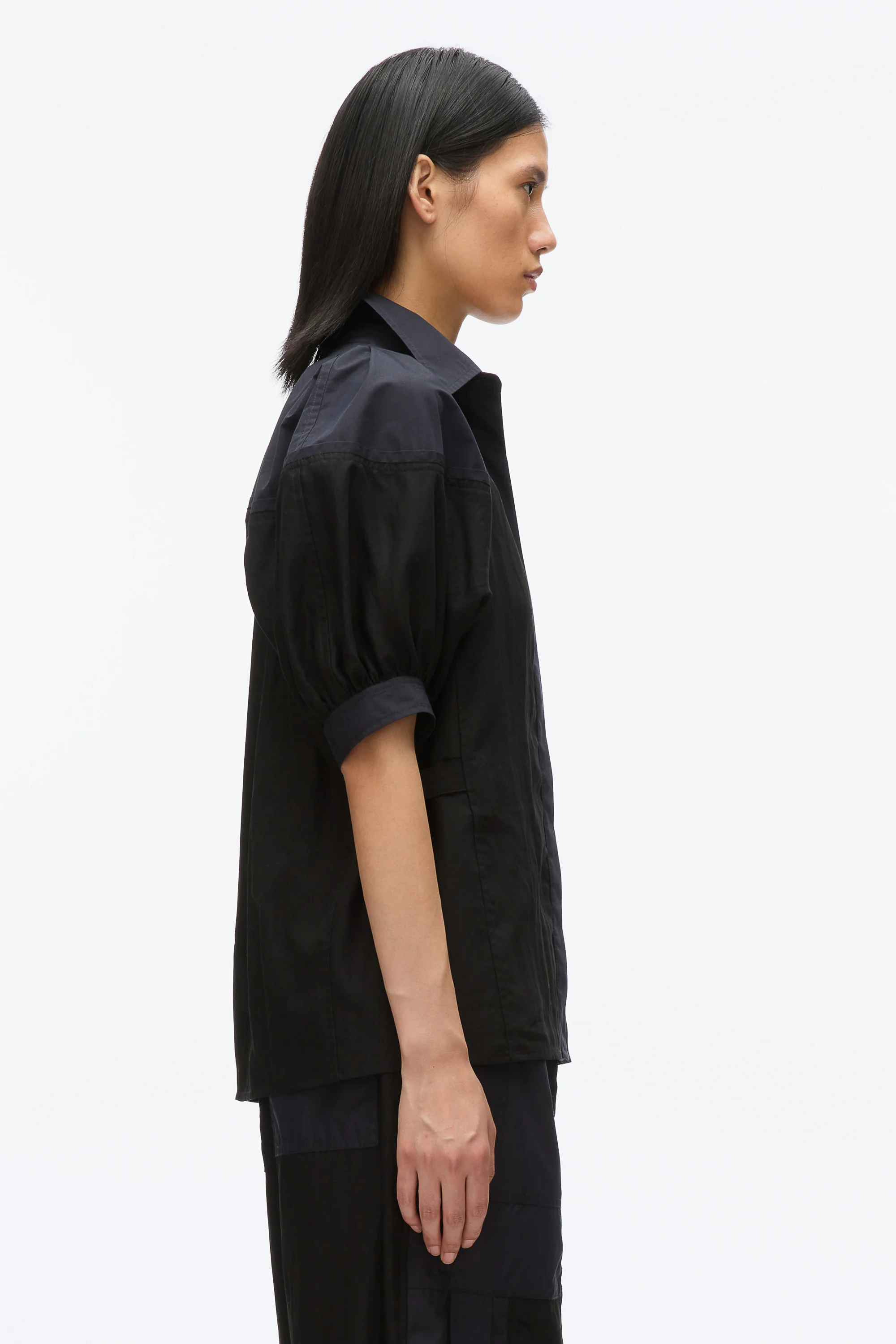 Lantern Sleeve Combo Shirt - Image 3