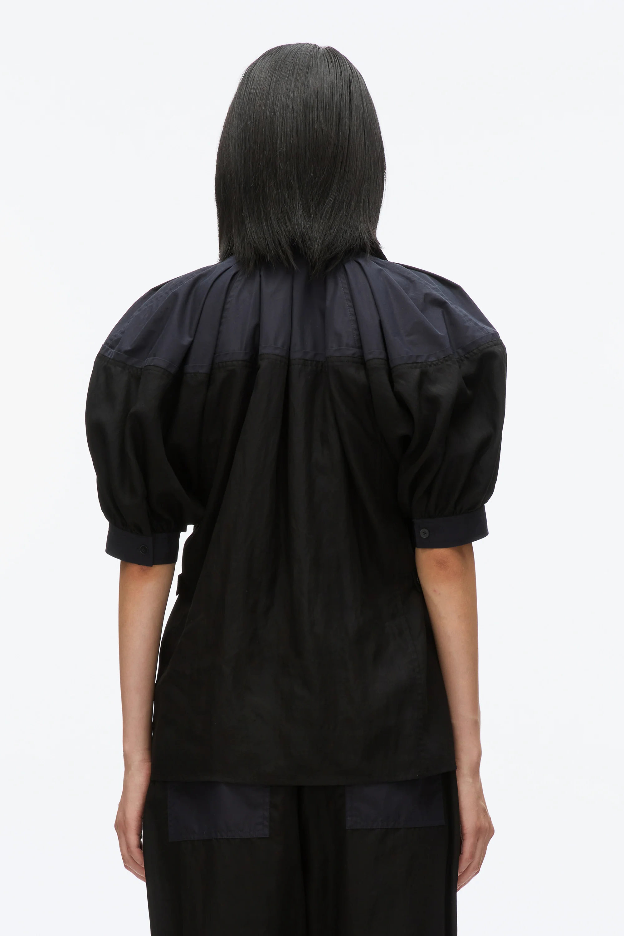 Lantern Sleeve Combo Shirt - Image 4